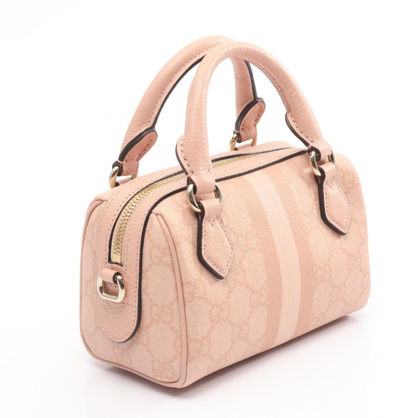 Gucci Pink Gg Supreme Leather Handbag ( )