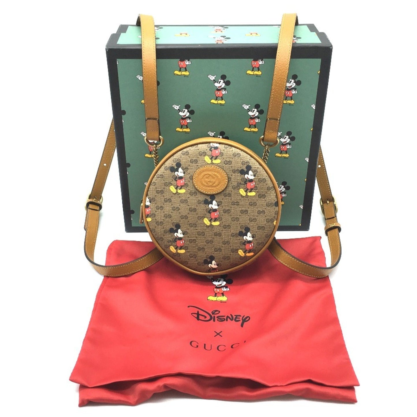 Gucci Light Brown Gg Supreme Leather Backpack