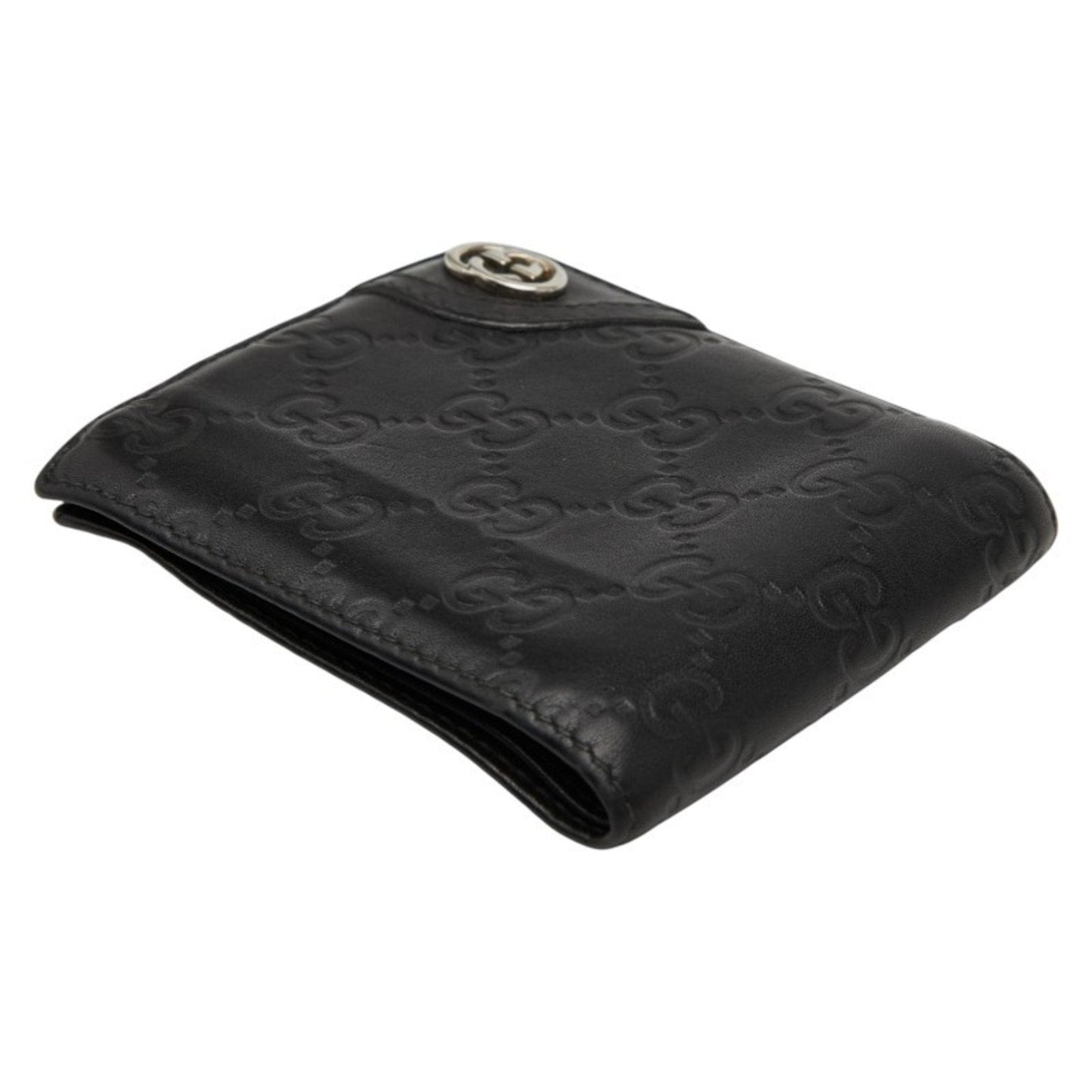 Gucci Black Leather Wallet (Bi-Fold) ( )