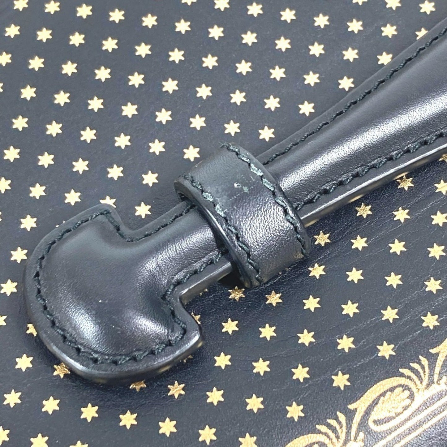 Gucci Black Leather Clutch Bag Pouch ( )