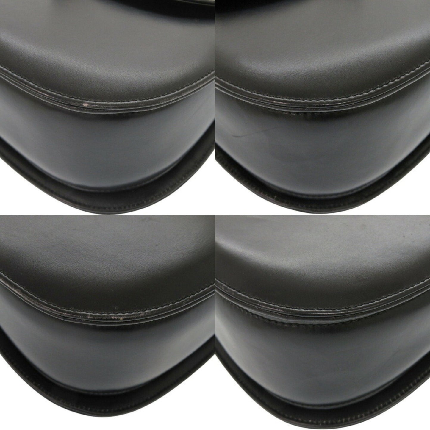 Gucci Black Leather Handbag ( )