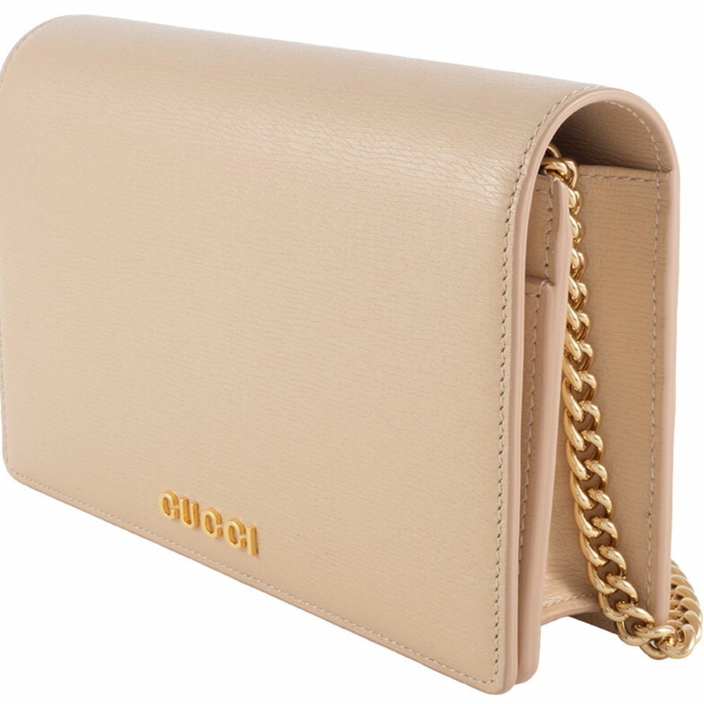 Gucci Pale Orange Leather Shoulder Bag ( )