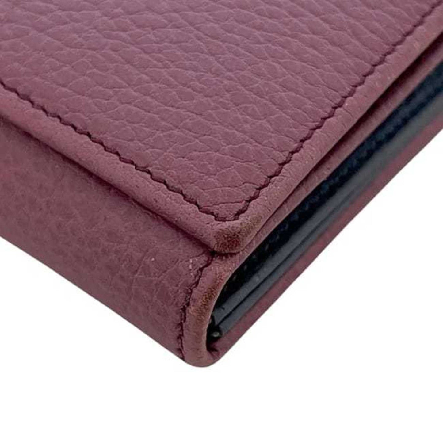 Gucci Purple Leather Long Wallet (Bi-Fold) ( )