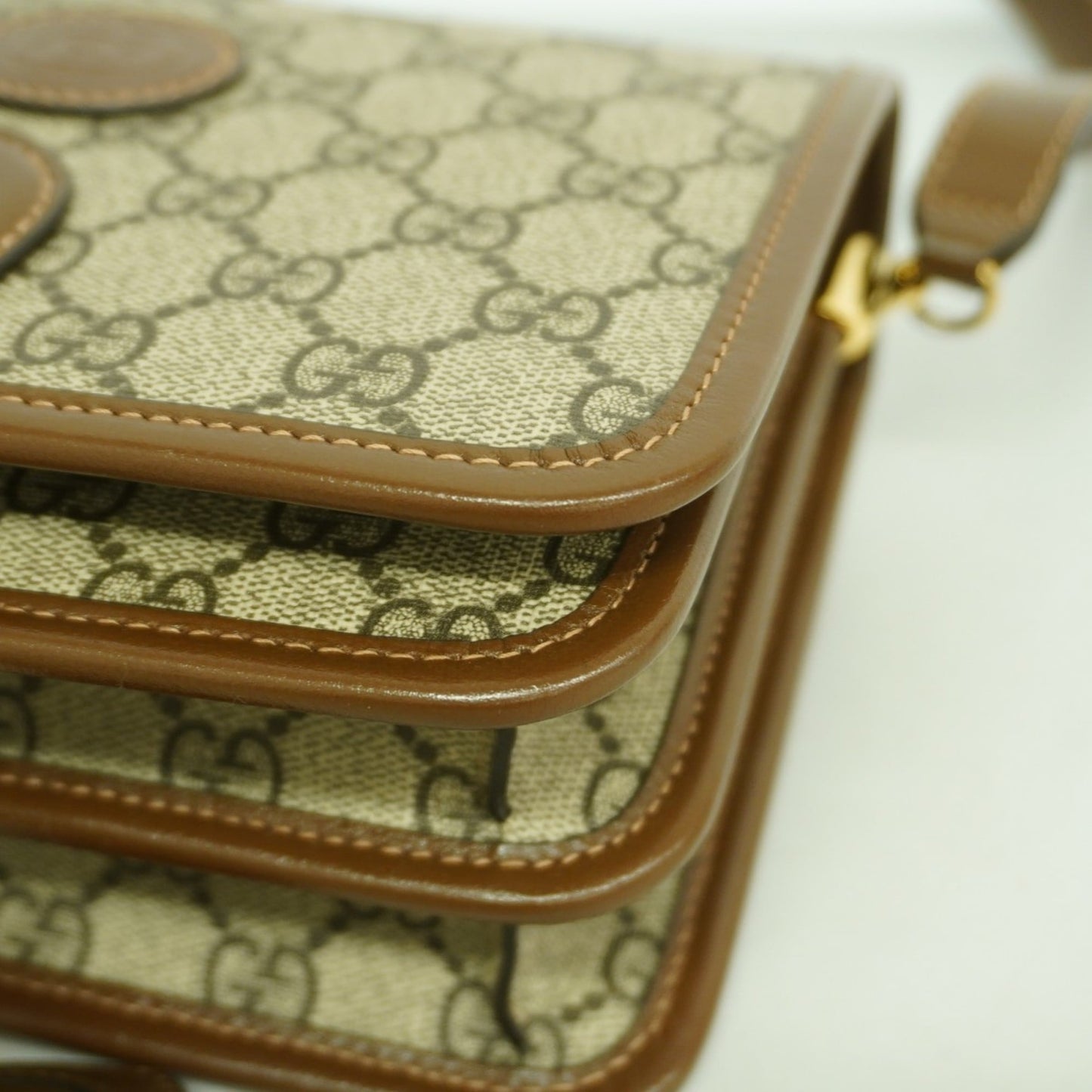 Gucci Brown Pvc Shoulder Bag ( )