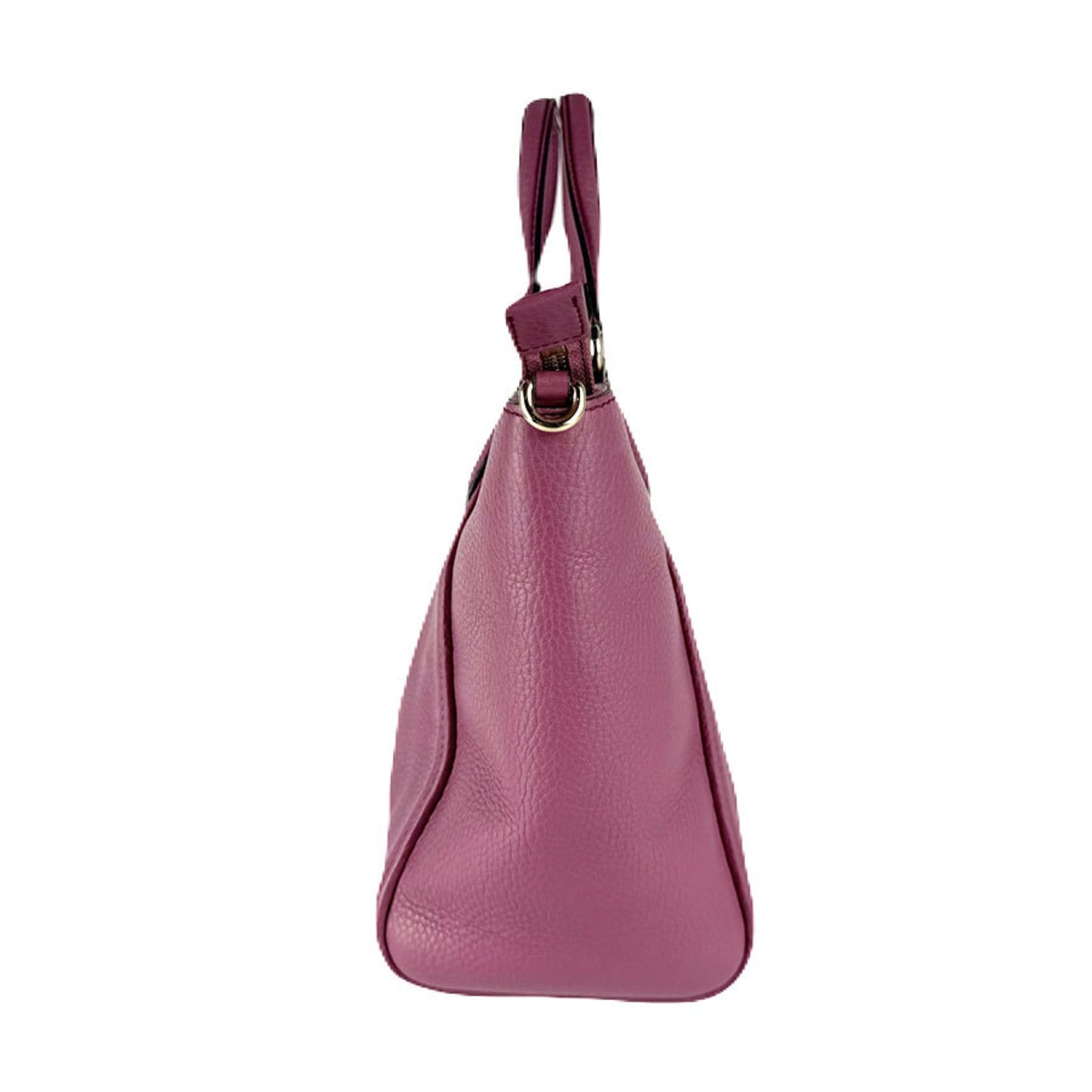 Gucci Purple Leather Handbag Shoulder Bag ( )