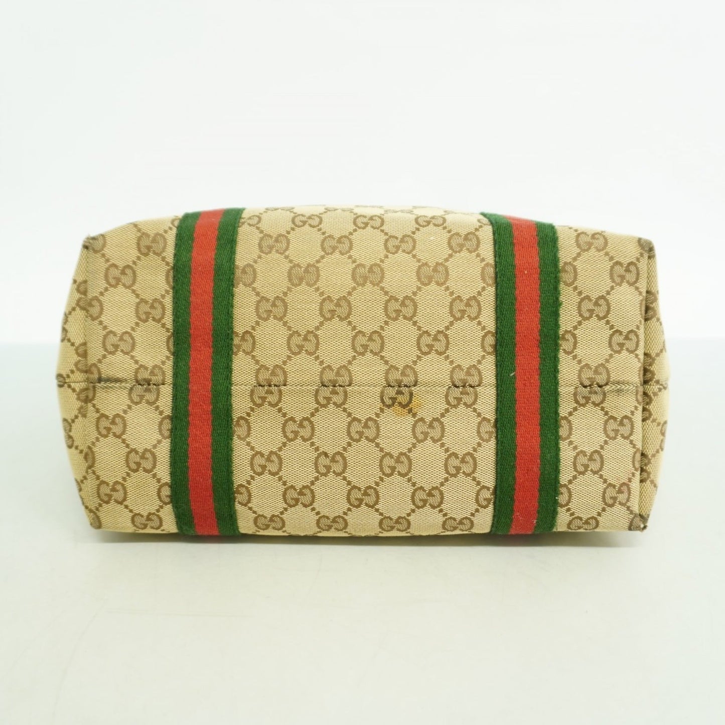 Gucci Brown Canvas Tote Bag ( )