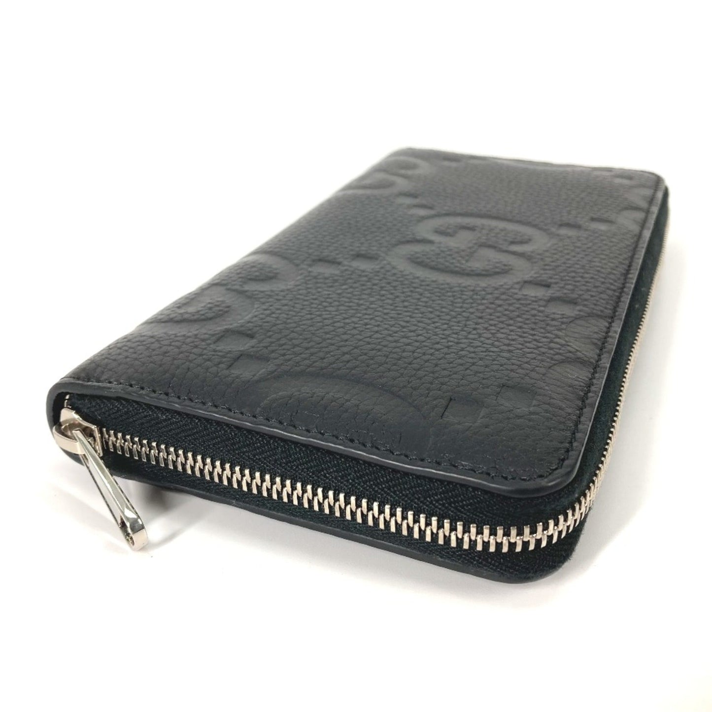 Gucci Black Leather Long Wallet (Bi-Fold) ( )
