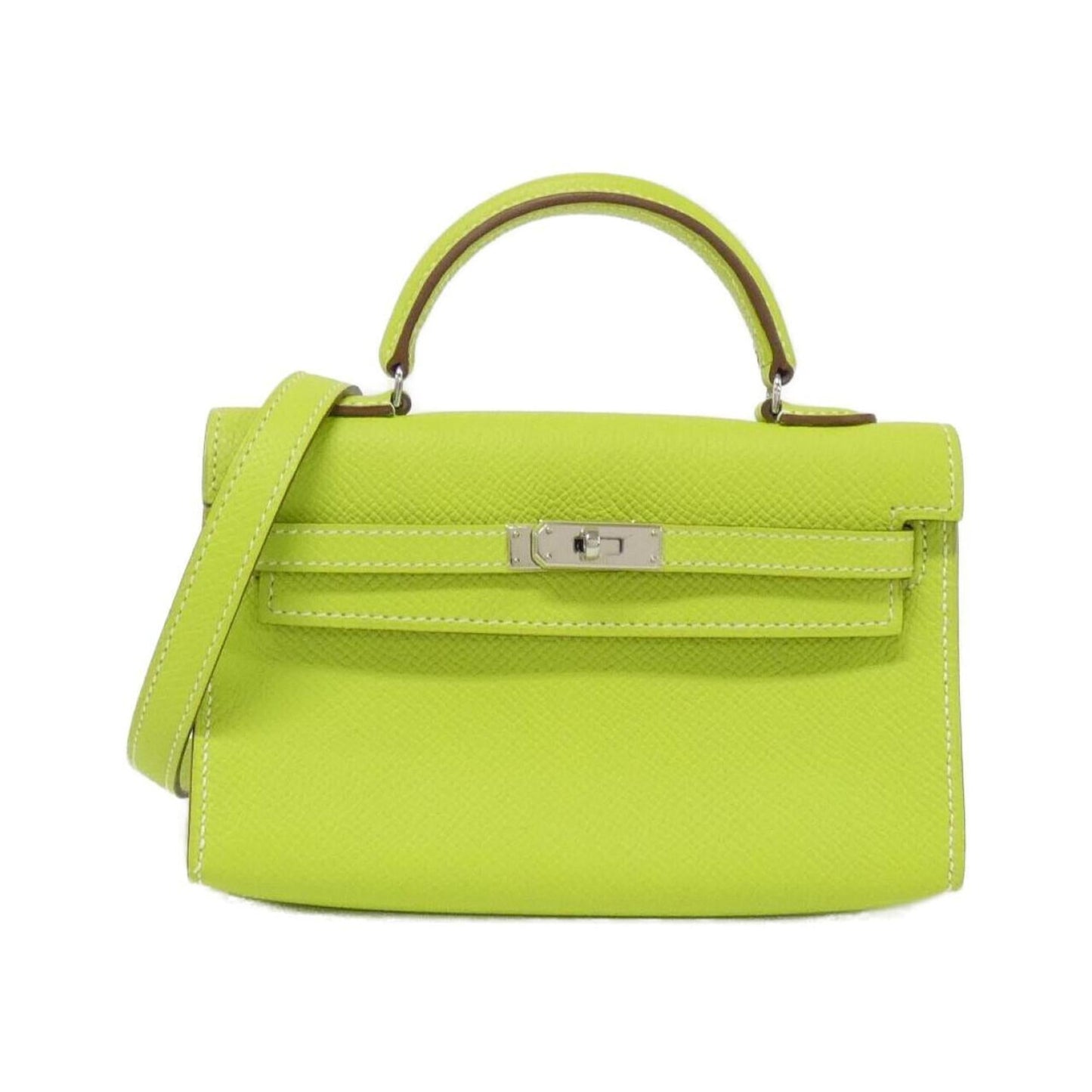 Hermes Kiwi Epsom Leather Handbag ( )