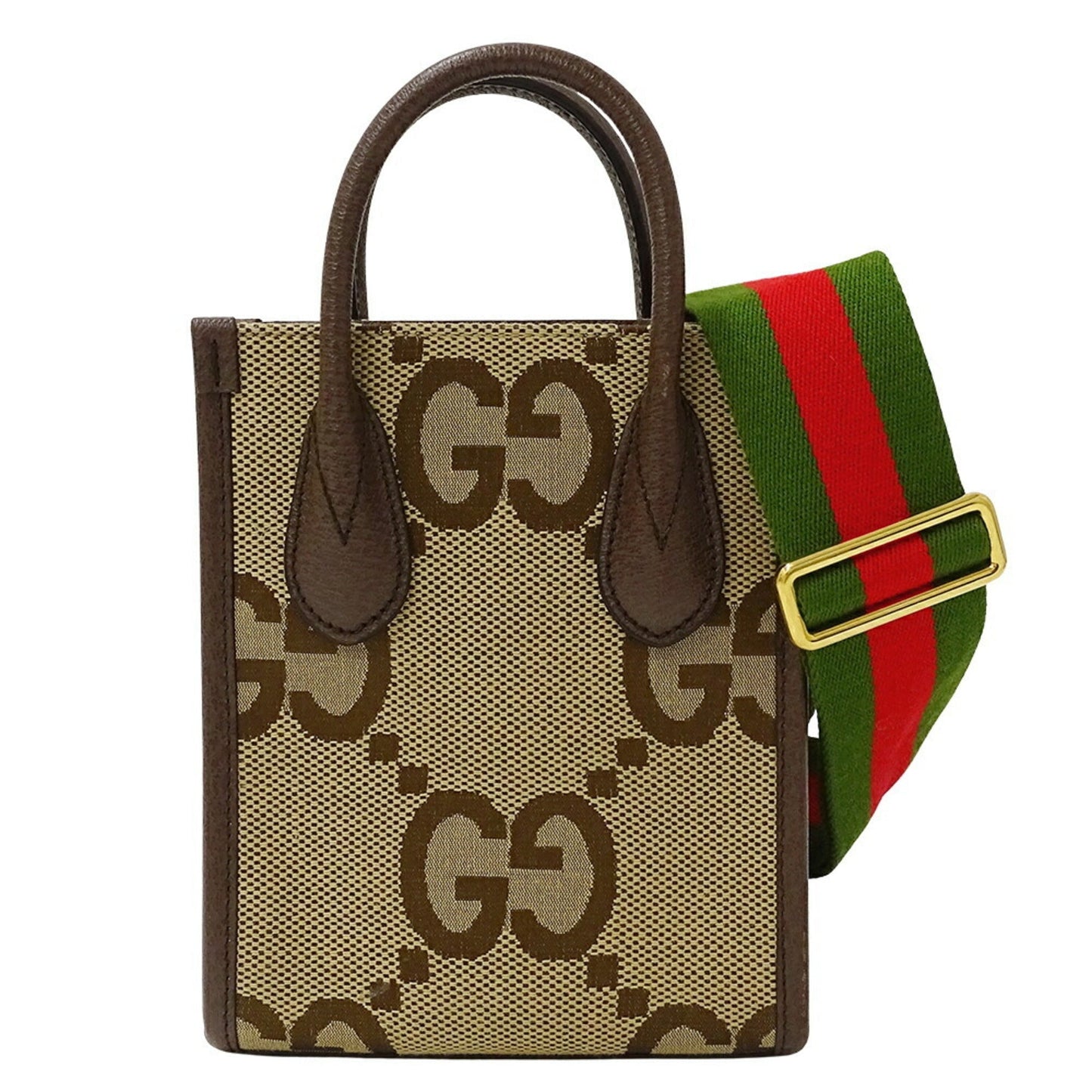 Gucci Gg Canvas Beige Brown Gg Canvas Handbag Shoulder Bag ( )