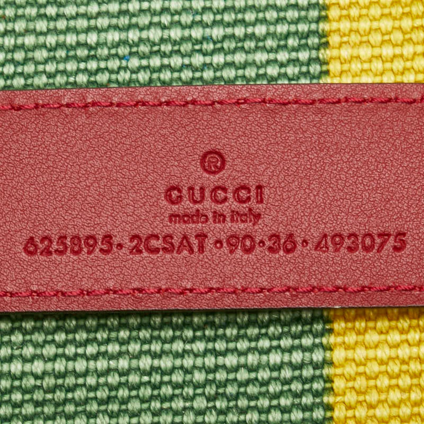 Gucci Multi-Color Canvas Leather Sling Bag ( )