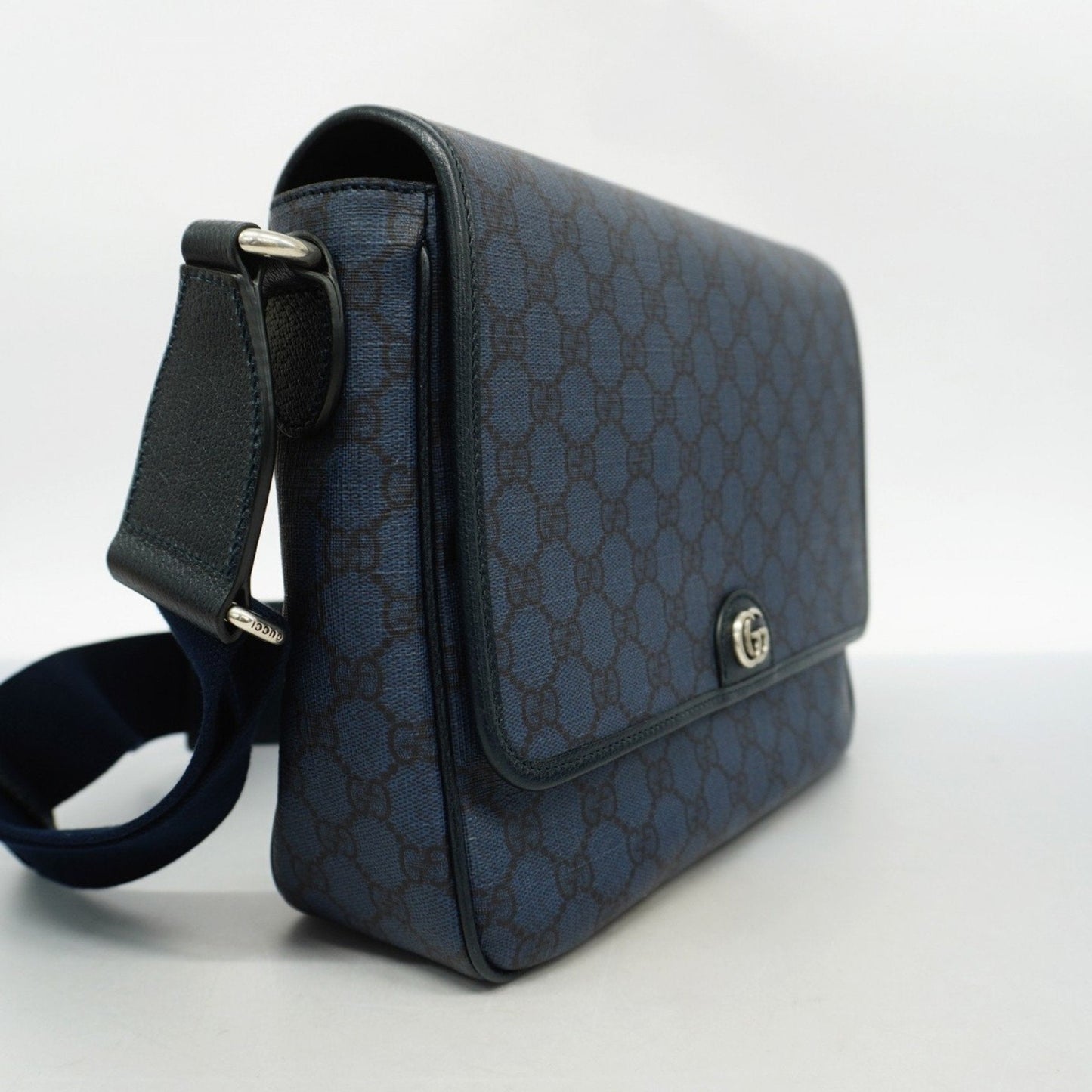 Gucci Navy Pvc Shoulder Bag