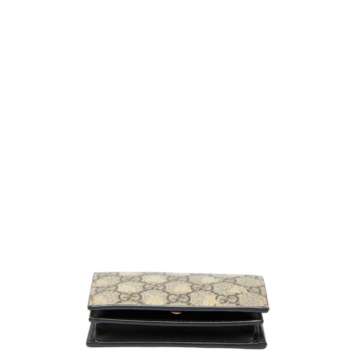 Gucci Gold Beige Brown Pvc Wallet (Bi-Fold) ( )