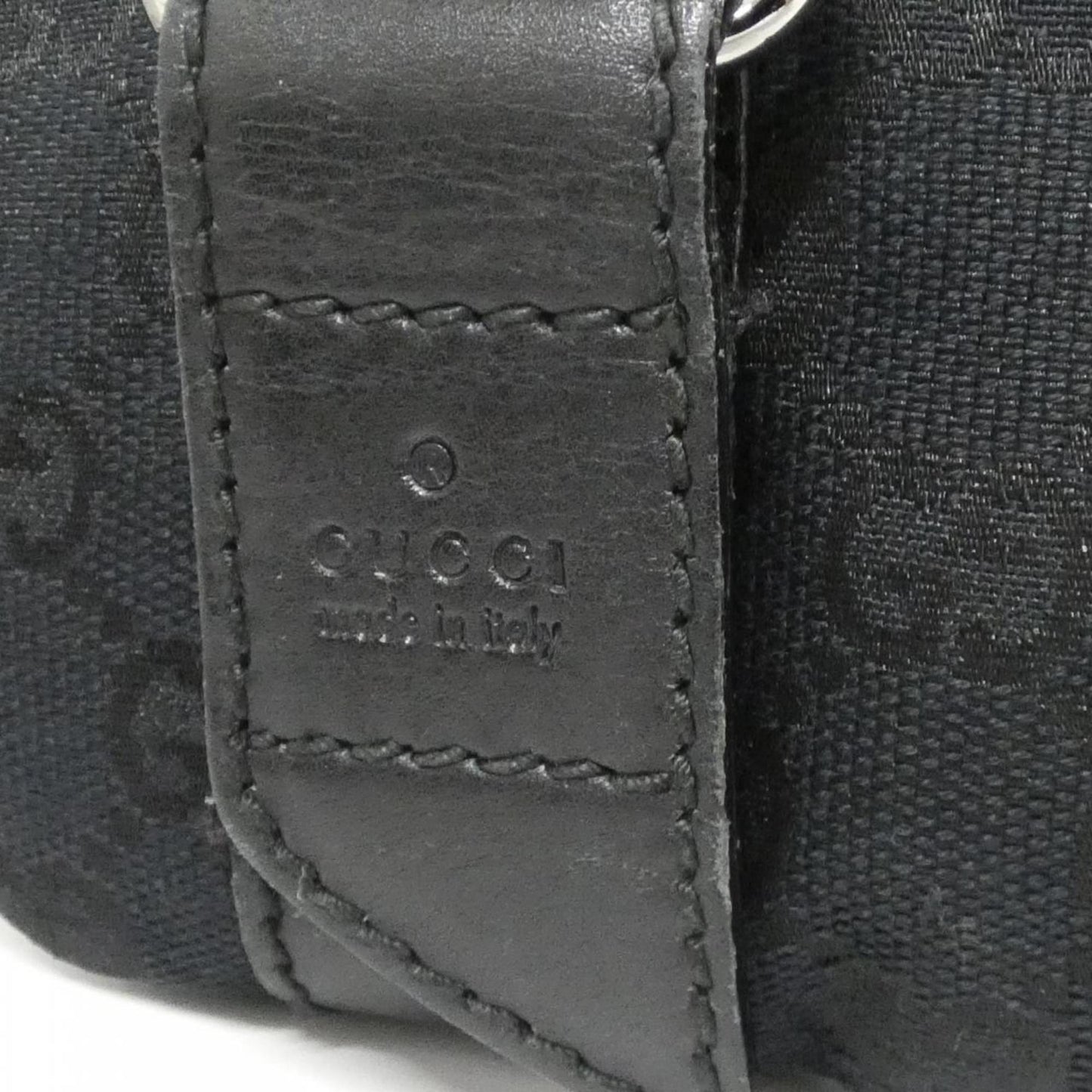 Gucci Black Gg Canvas Fanny Pack ( )