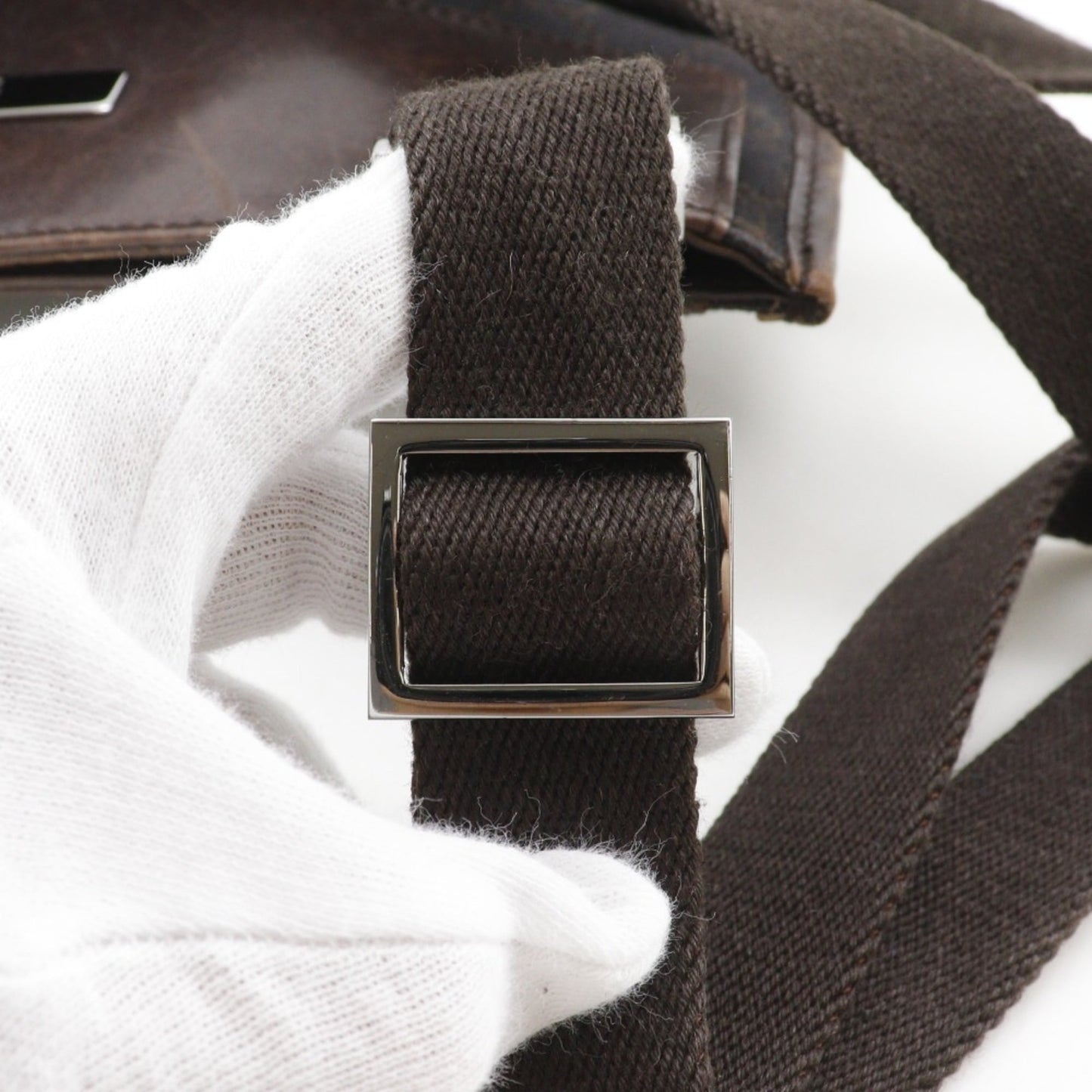 Gucci Brown Gg Canvas Shoulder Bag ( )