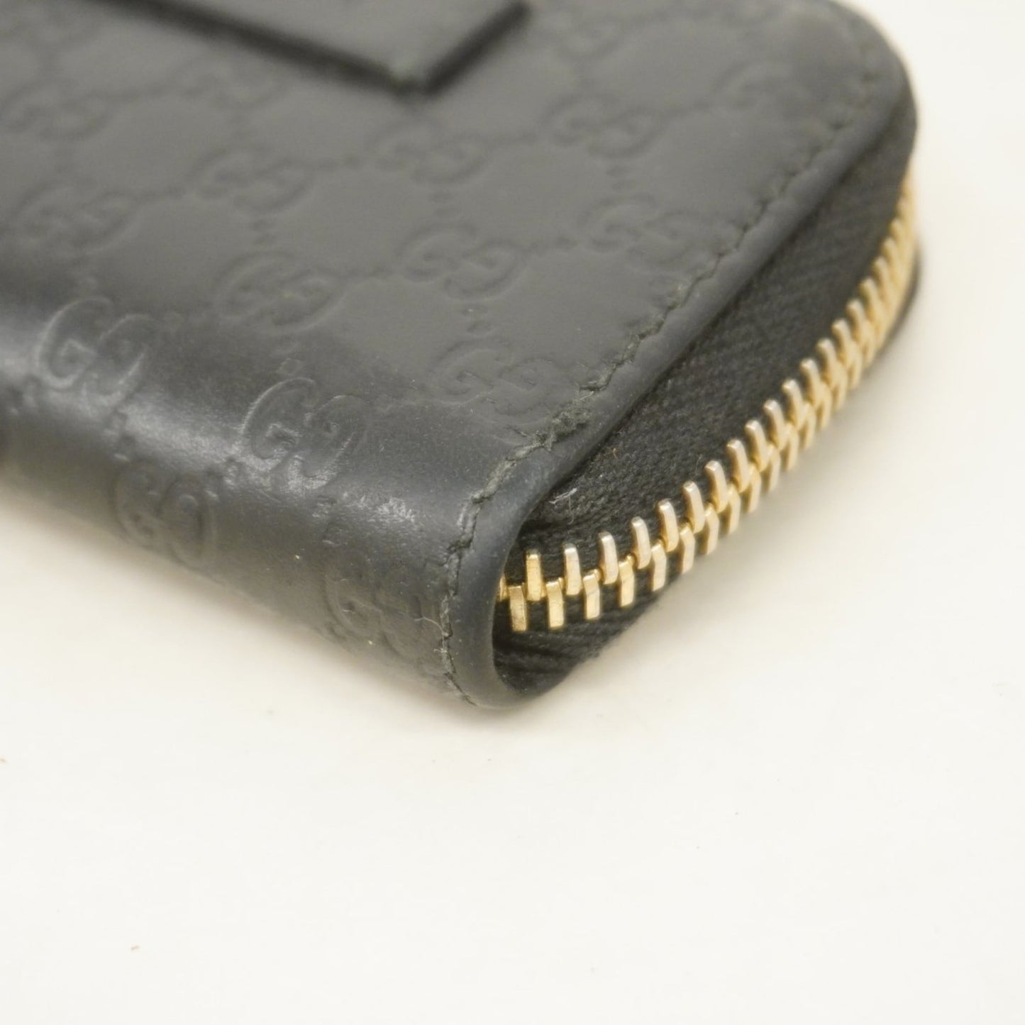 Gucci Black Leather Coin Purse/Coin Case ( )