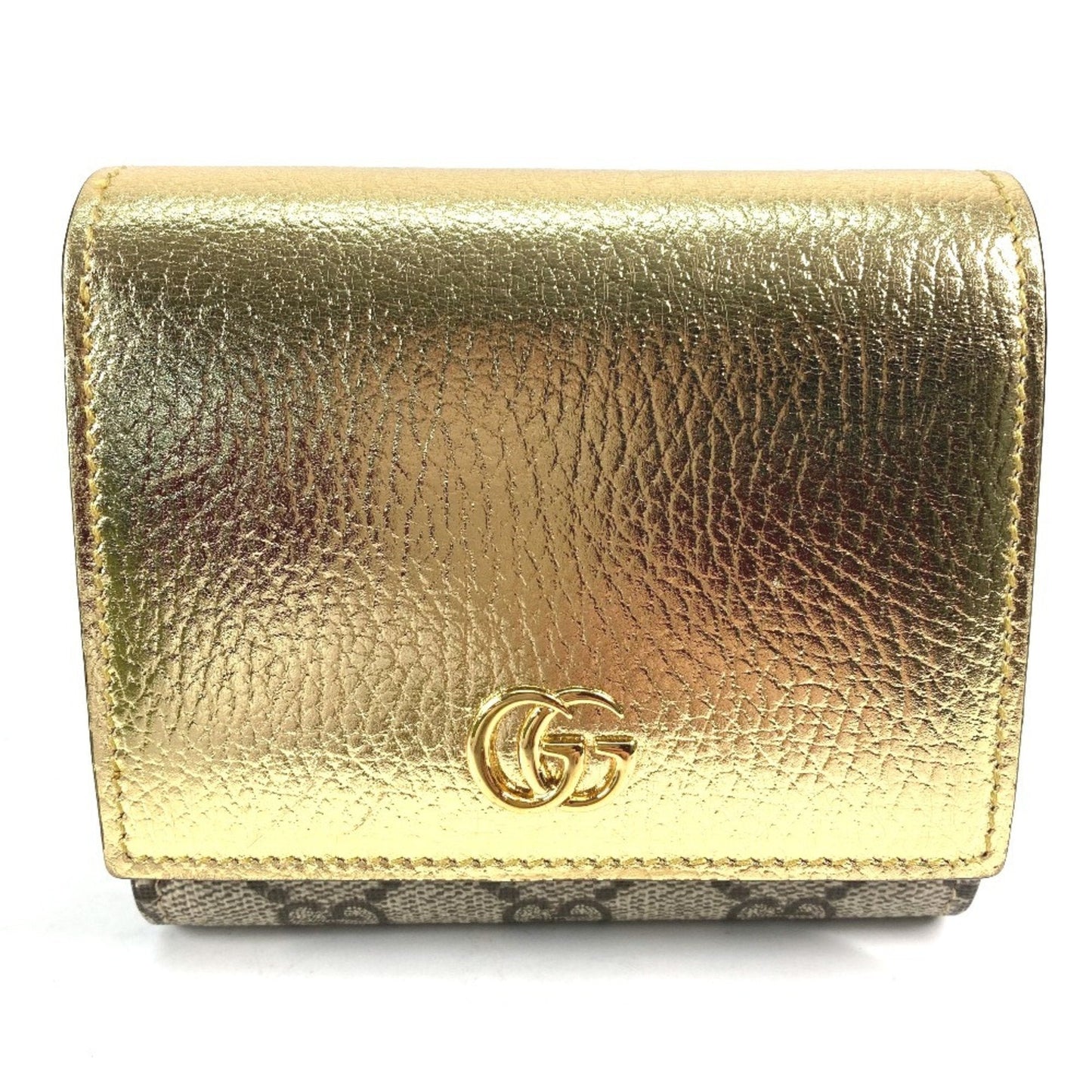 Gucci Beige Leather Wallet (Bi-Fold) ( )