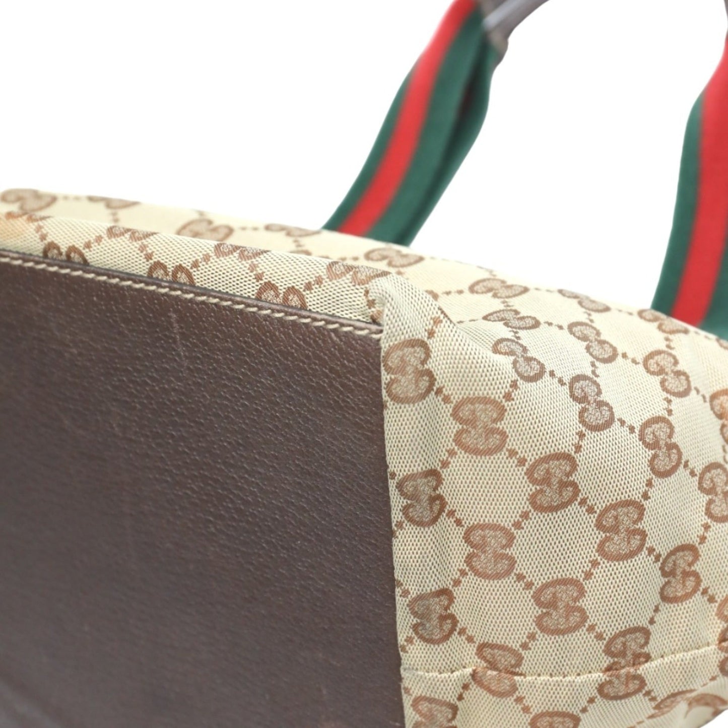 Gucci Gg Canvas Beige Gg Canvas Handbag Tote Bag ( )