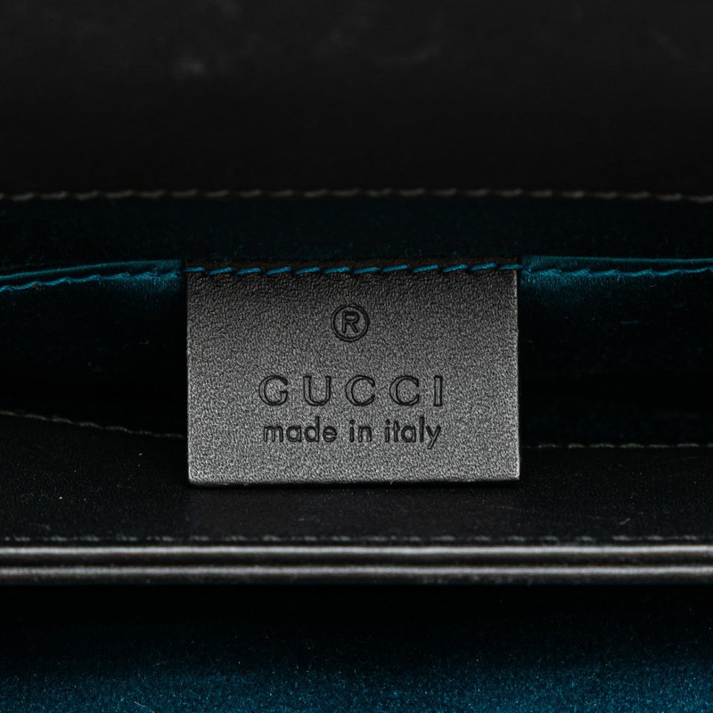 Gucci Black Red Color Leather Shoulder Bag ( )