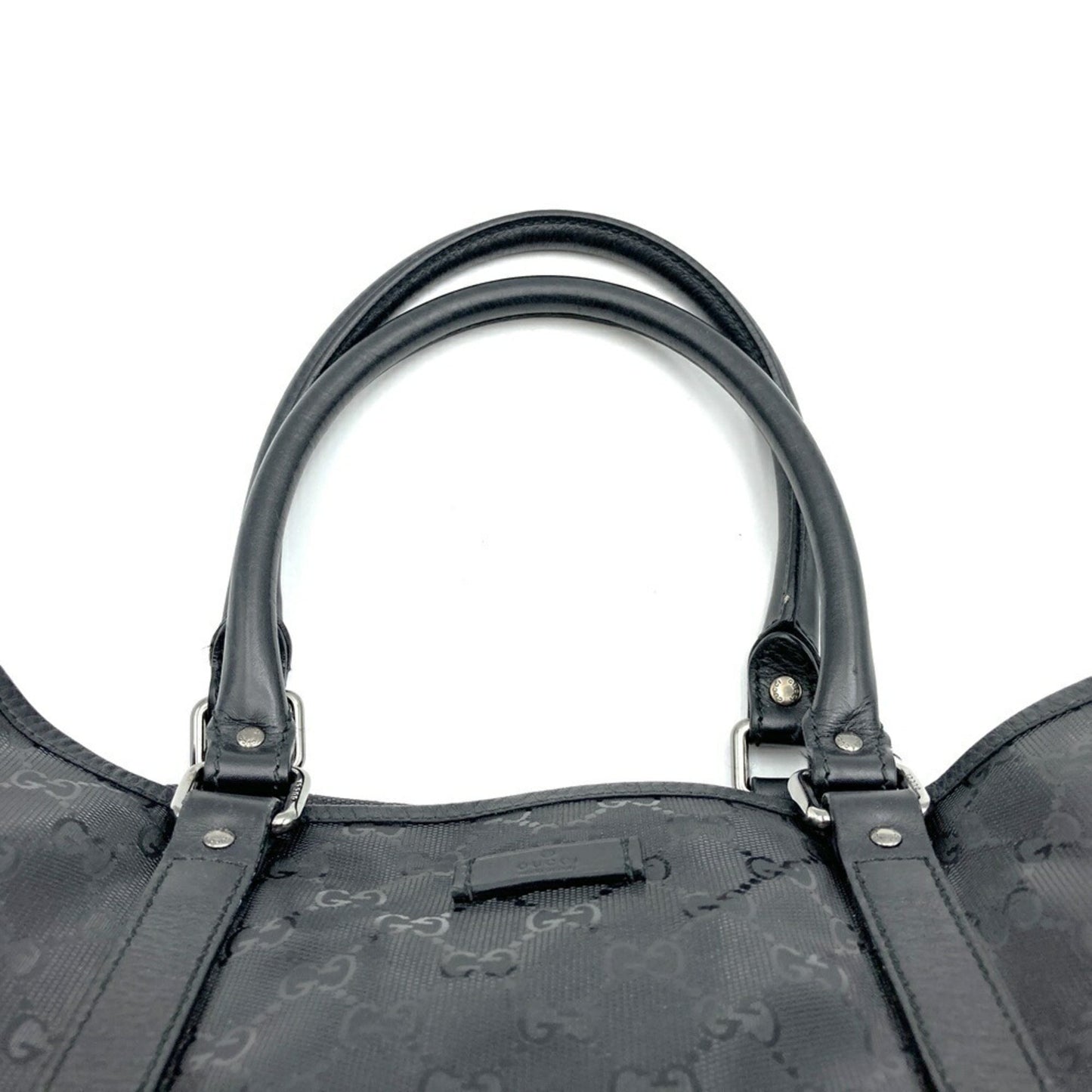 Gucci Gg Imprimé Black Gg Imprimé Tote Bag ( )