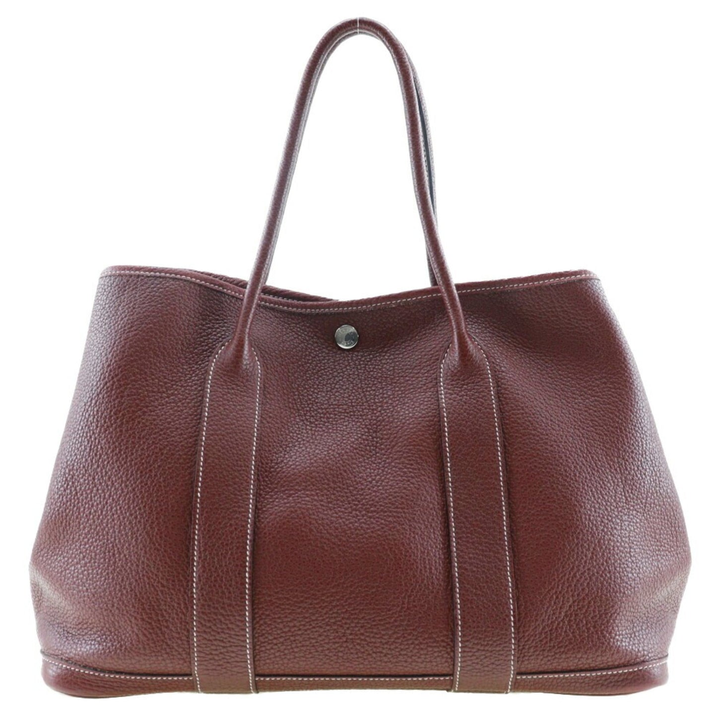 Hermes Red Color Rouge H Negonda Leather Tote Bag ( )