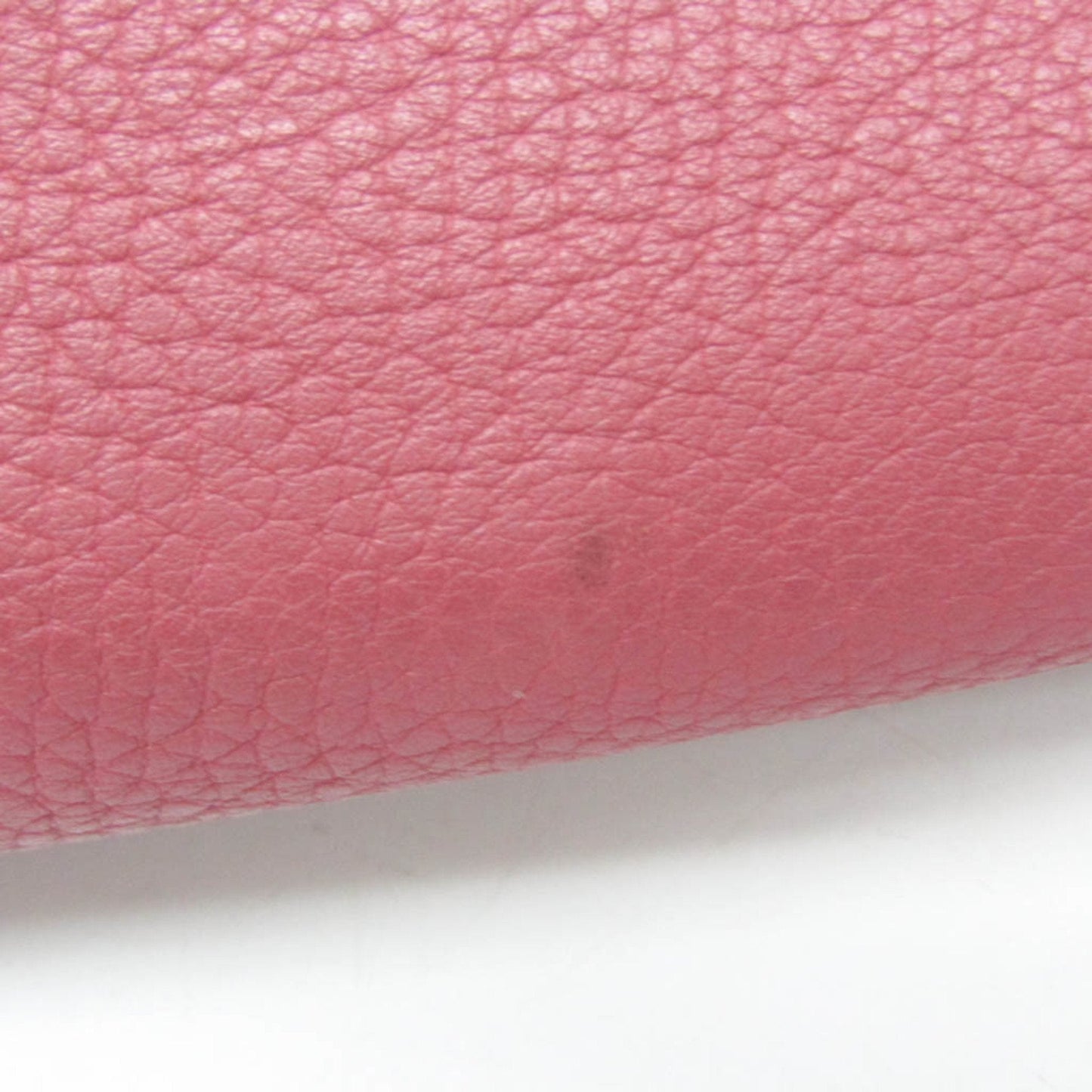 Gucci Bamboo Pink Red Leather Bamboo Handbag Shoulder Bag ( )