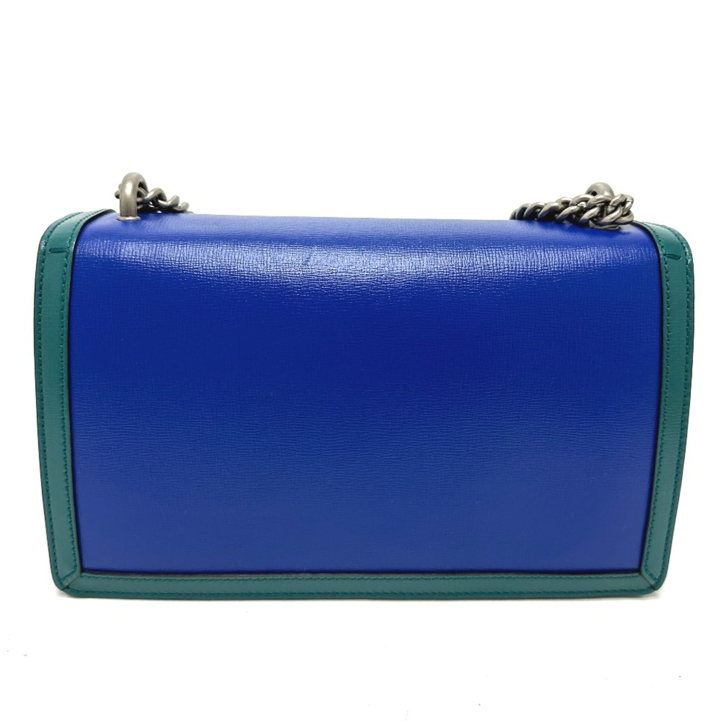 Gucci Blue Leather Shoulder Bag ( )