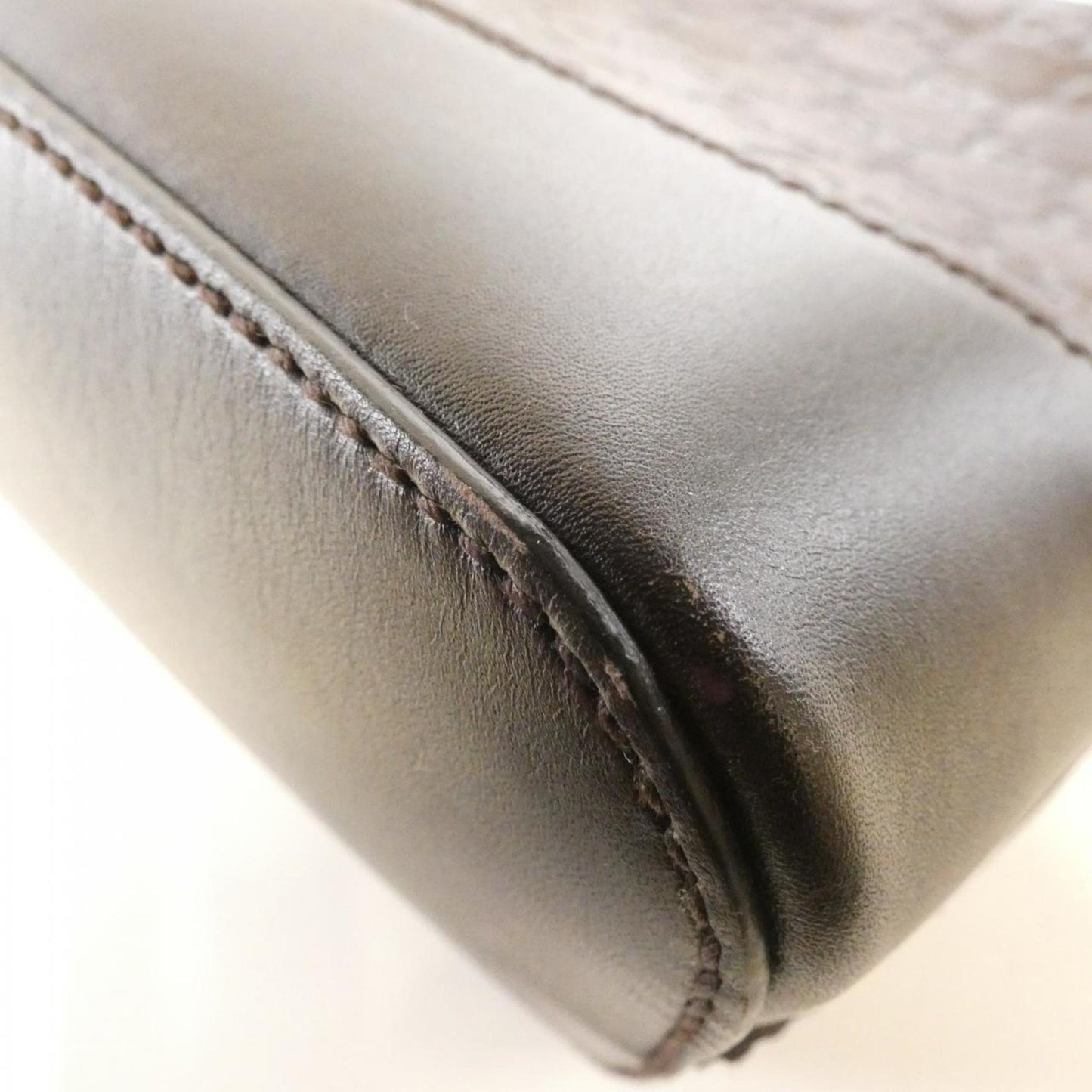 Gucci Bronze Brown Gg Leather Leather Shoulder Bag ( )