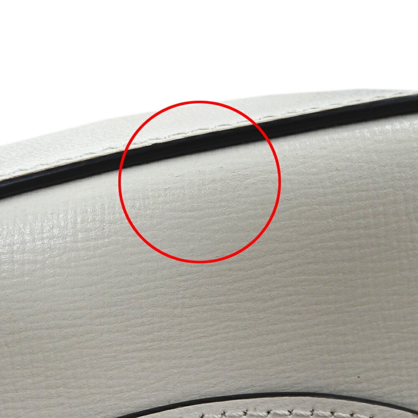 Gucci White Leather Shoulder Bag ( )