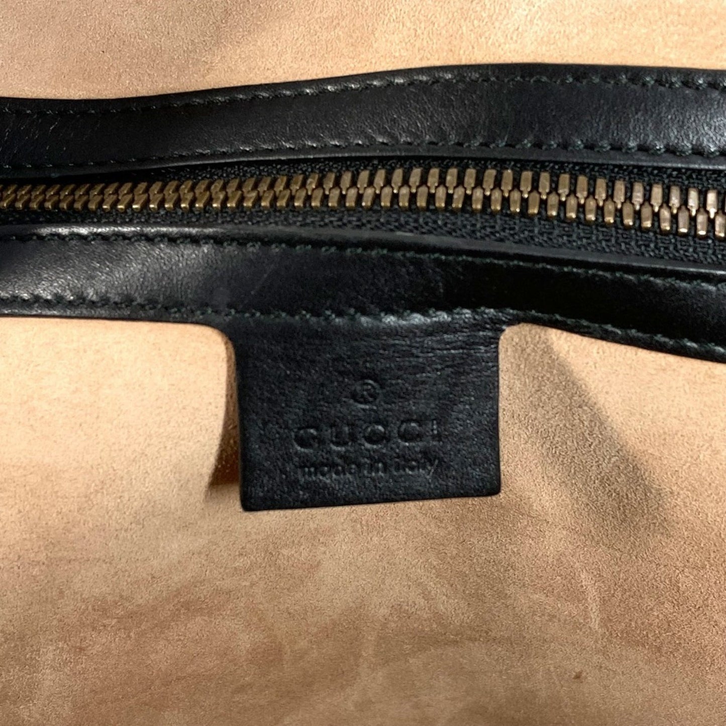Gucci Black Leather Boston Bag Shoulder Bag ( )