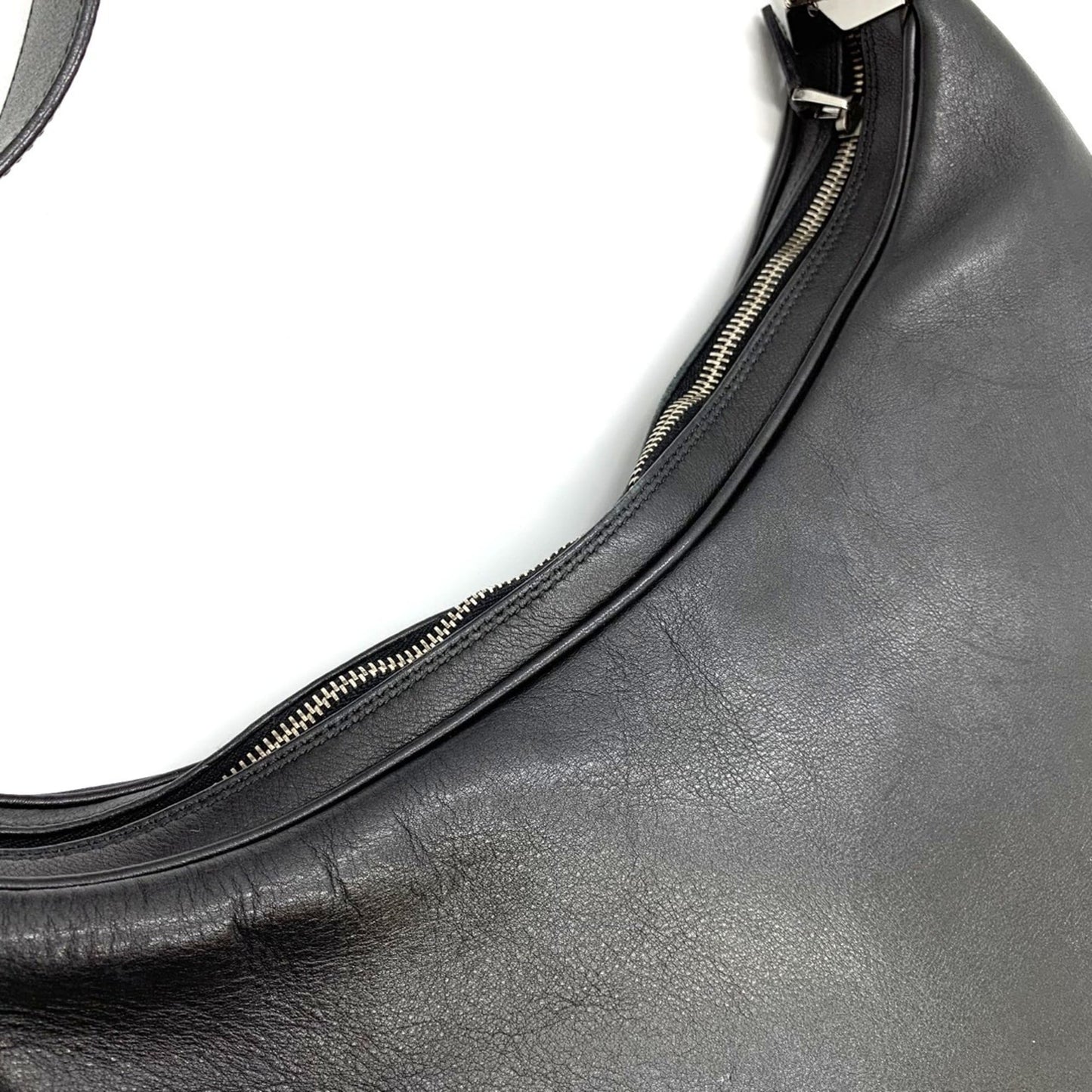 Gucci Black Leather Shoulder Bag ( )