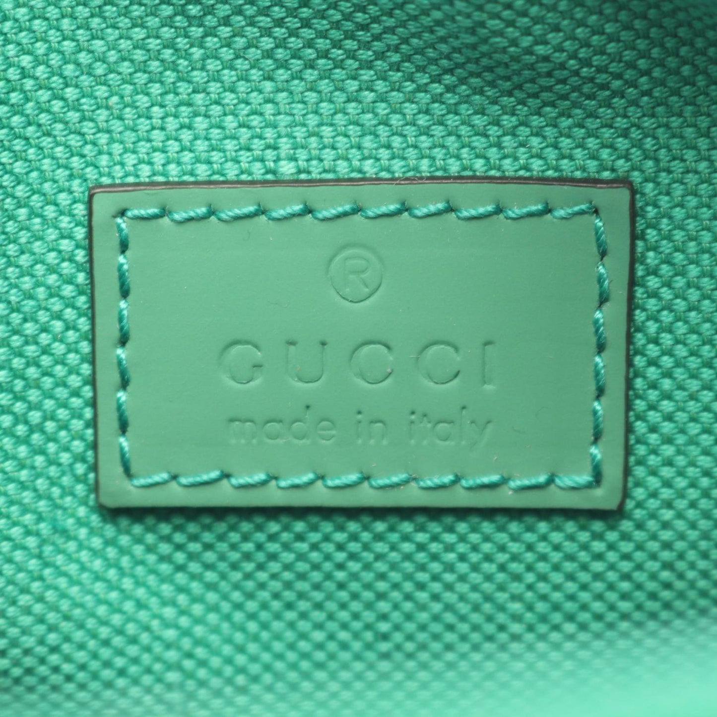 Gucci Green Rubber Shoulder Bag ( )