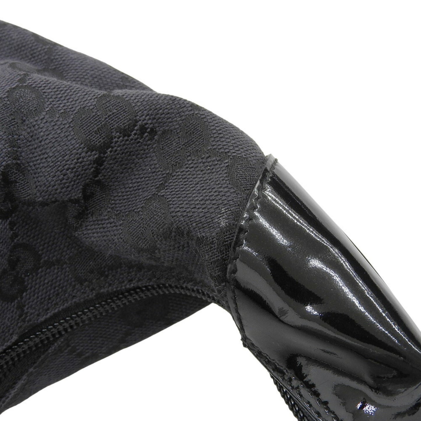 Gucci Black Gg Canvas Shoulder Bag ( )