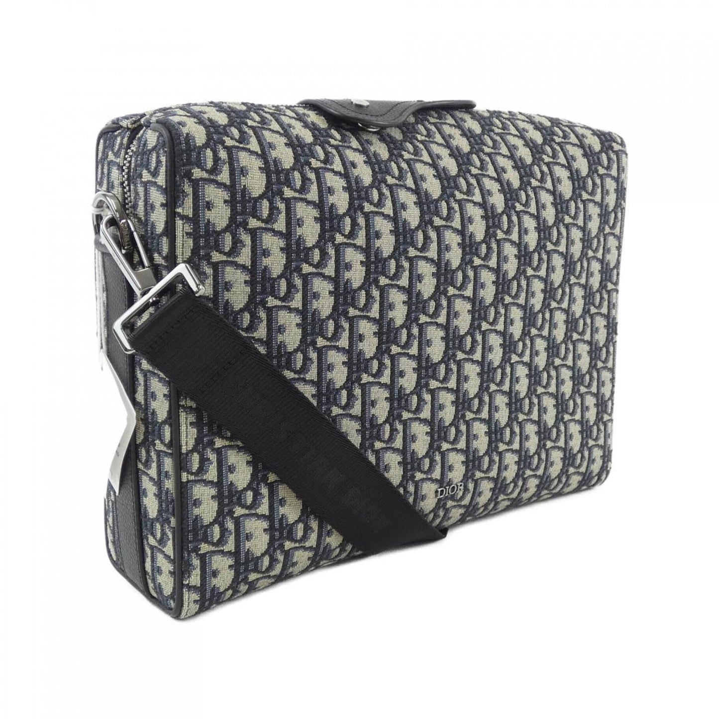 Christian Dior Beige Navy Handbag Shoulder Bag ()