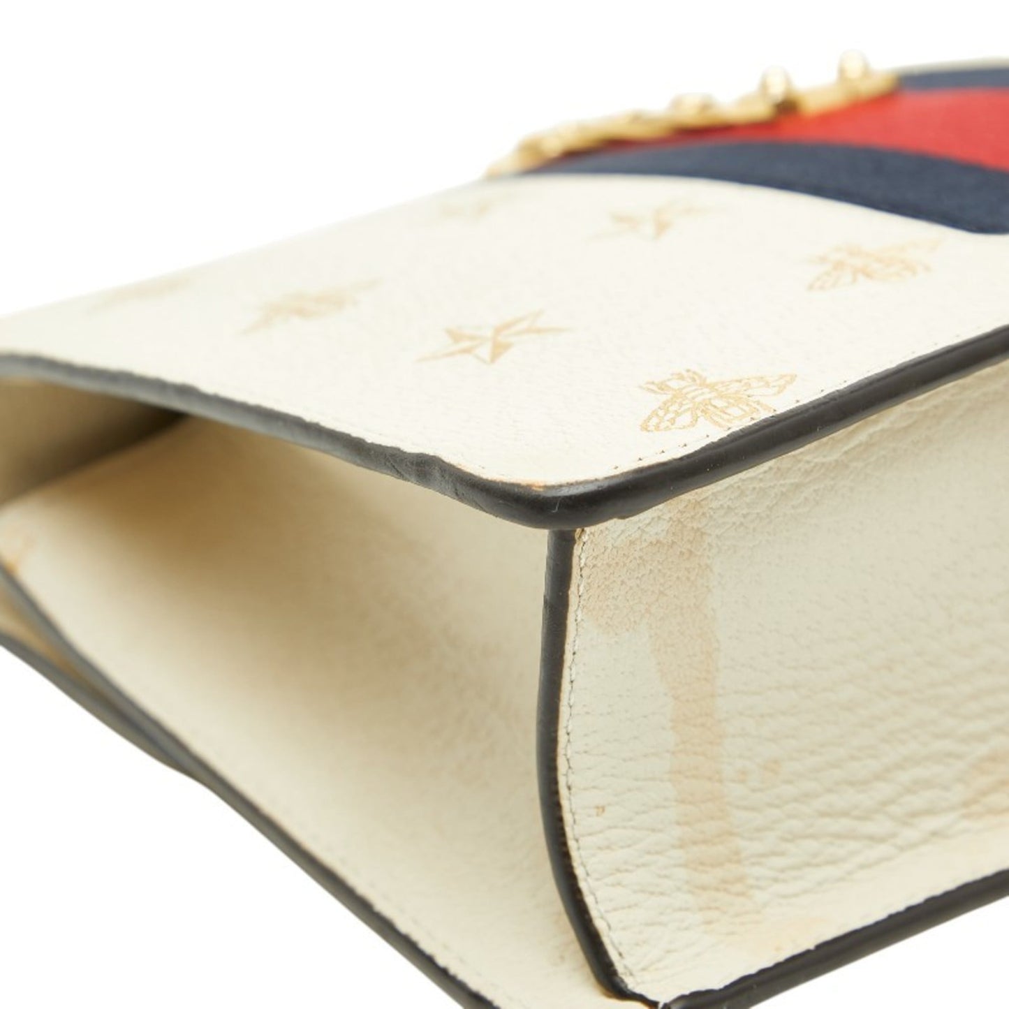 Gucci Ivory White Leather Shoulder Bag ( )