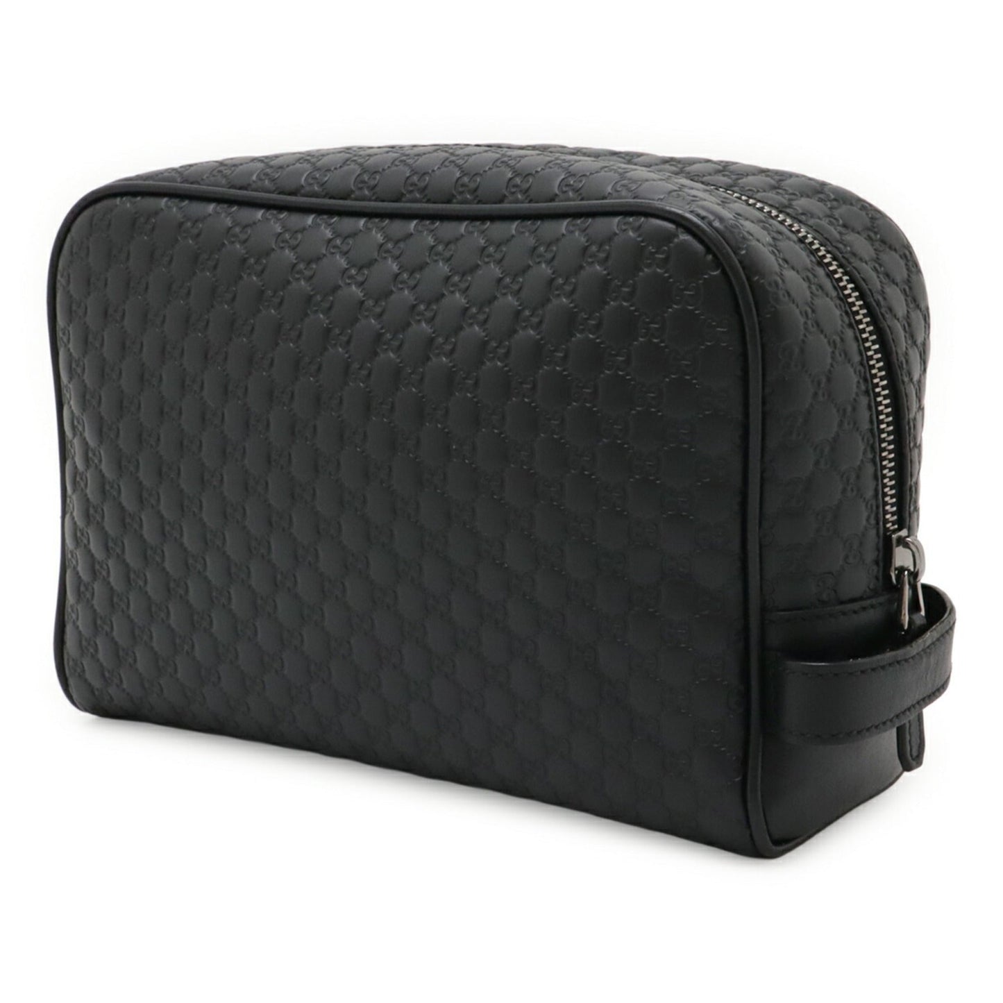 Gucci Black Leather Clutch Bag Handbag ( )