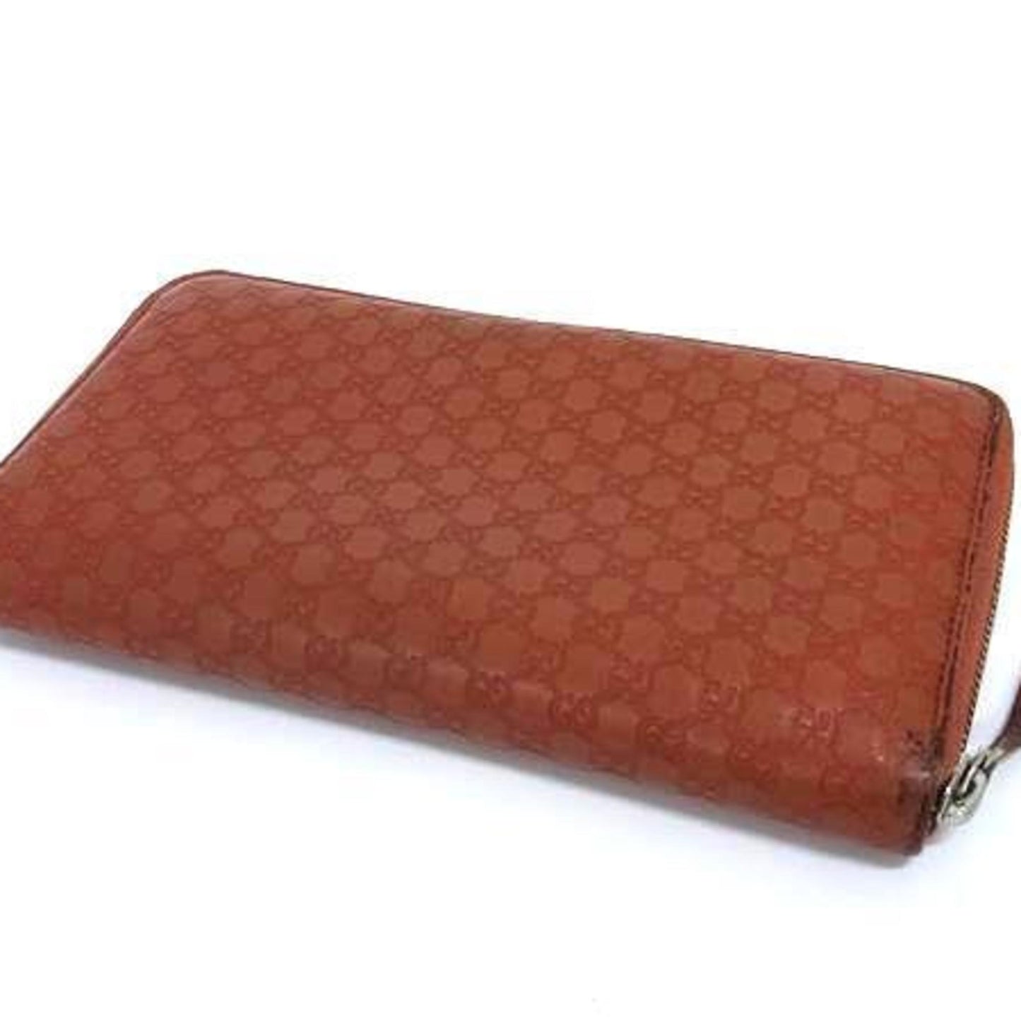 Gucci Brown Leather Long Wallet (Bi-Fold) ( )