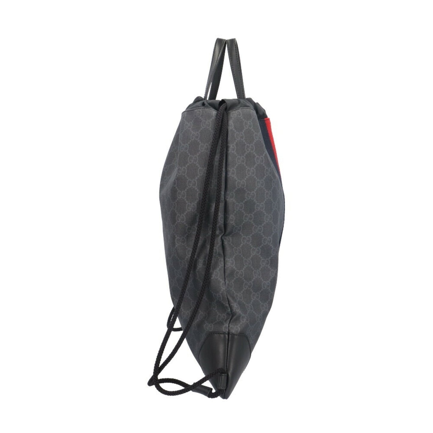 Gucci Black Navy Red Color Gg Supreme Backpack ( )