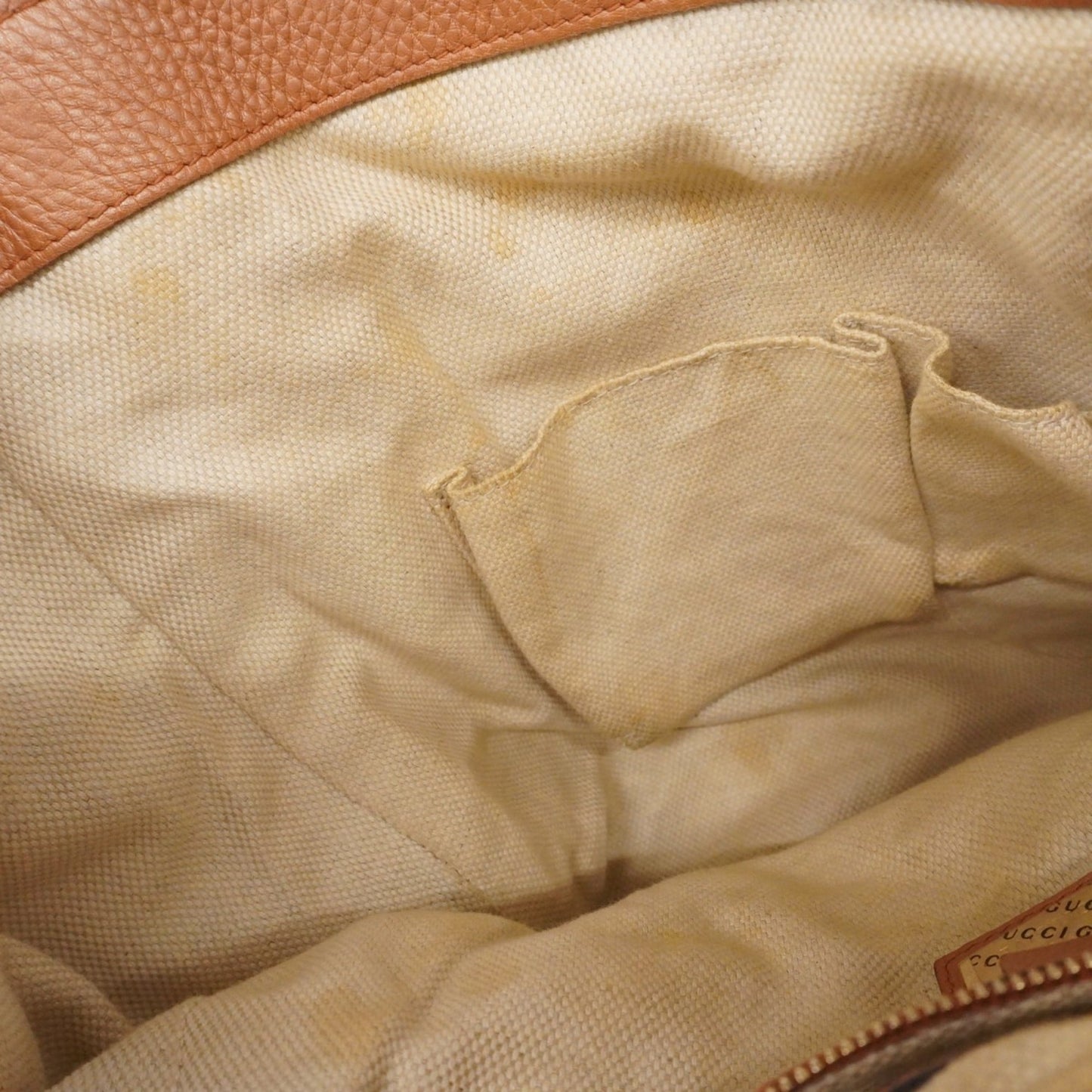 Gucci Orange Leather Tote Bag ( )