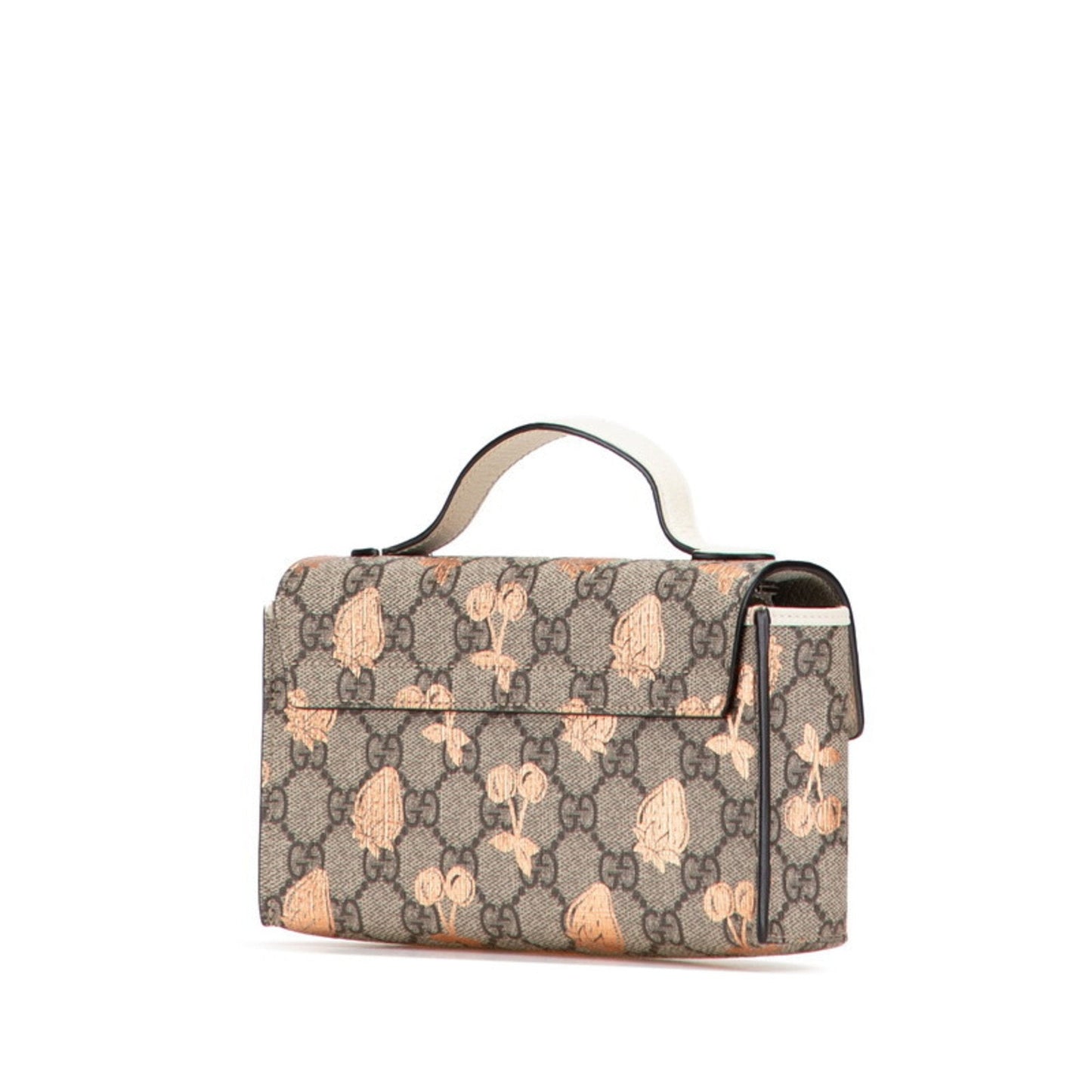 Gucci Padlock Beige Pvc Leather Handbag Shoulder Bag ( )