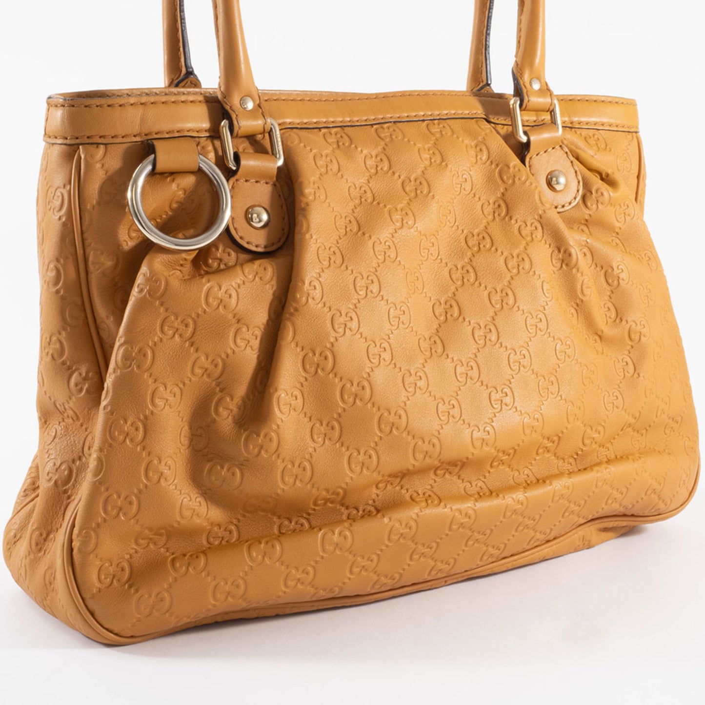 Gucci Brown Leather Handbag ( )