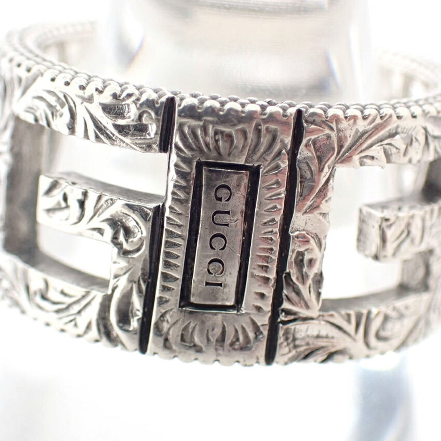 Gucci Silver Sterling Silver 925 Band Ring ( )