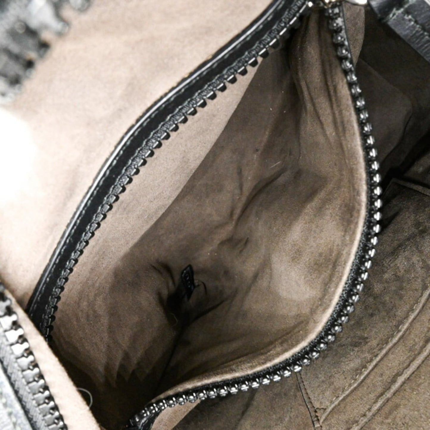 Gucci Beige Black Gg Supreme Leather Backpack ( )