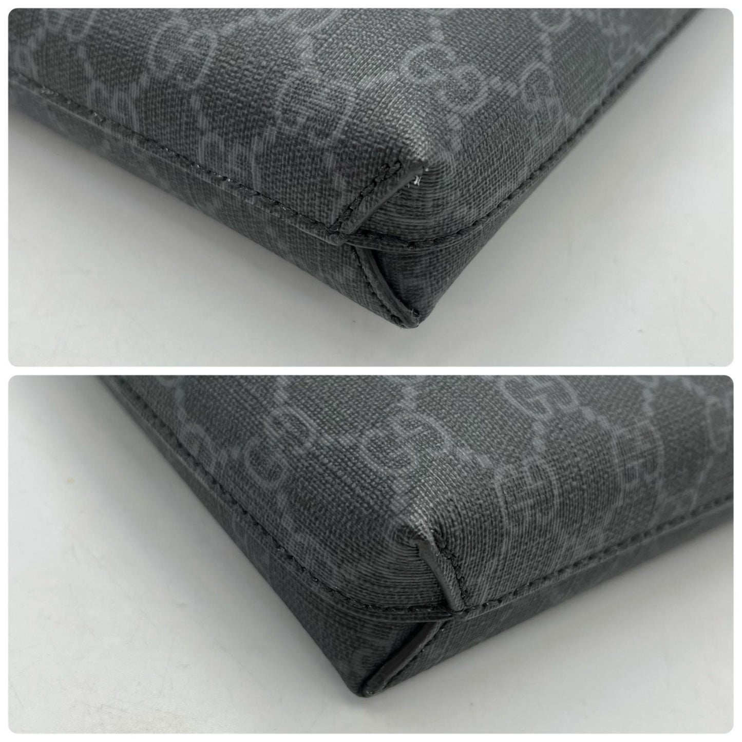 Gucci Black Gg Supreme Messenger Bag Shoulder Bag ( )