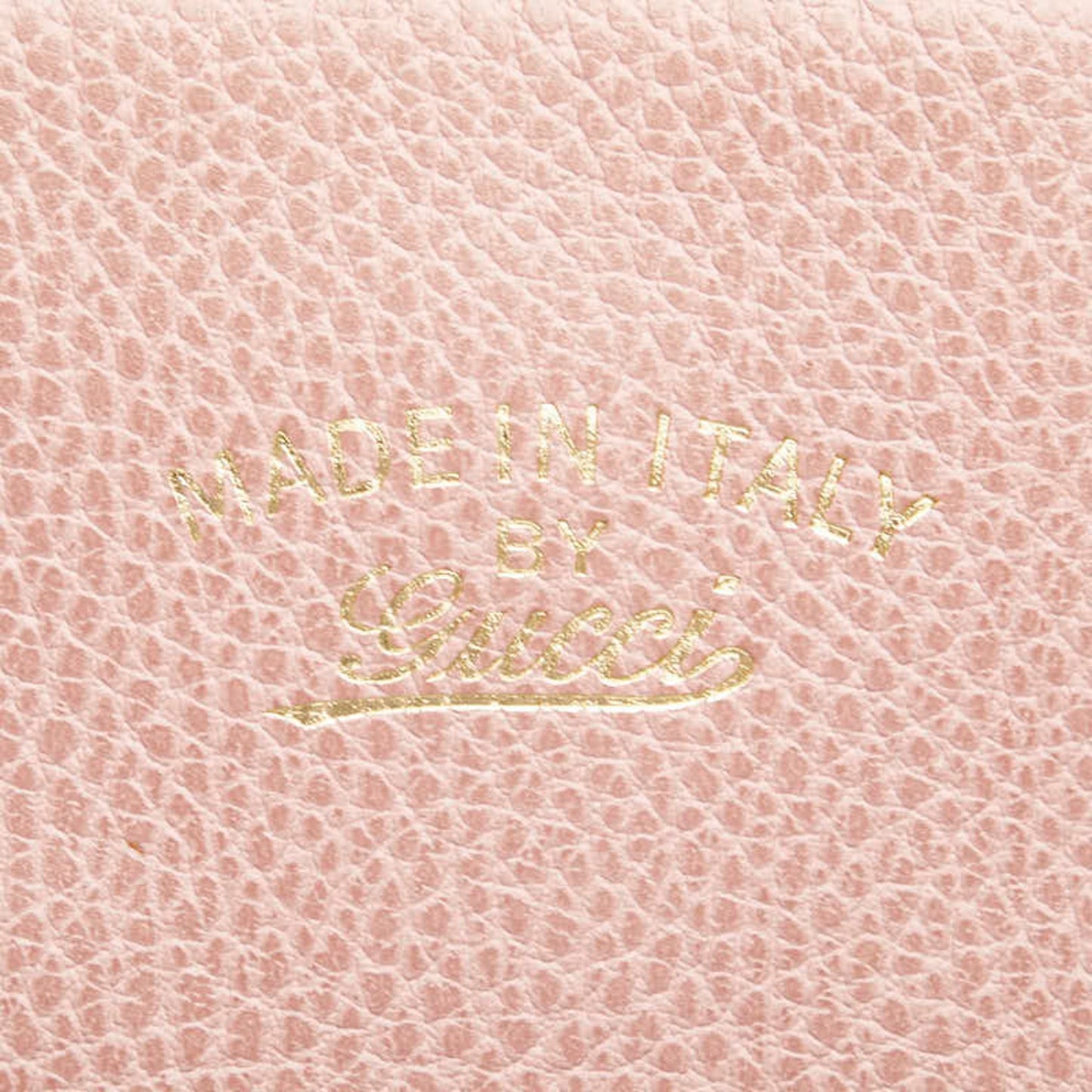 Gucci Pink Leather Shoulder Bag Tote Bag ( )