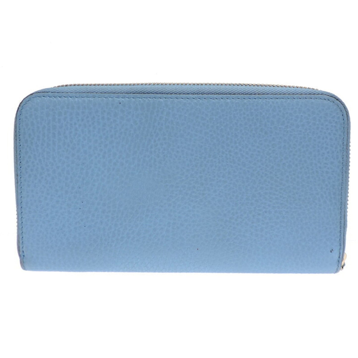 Gucci Sky Blue Leather Long Wallet (Bi-Fold) ( )