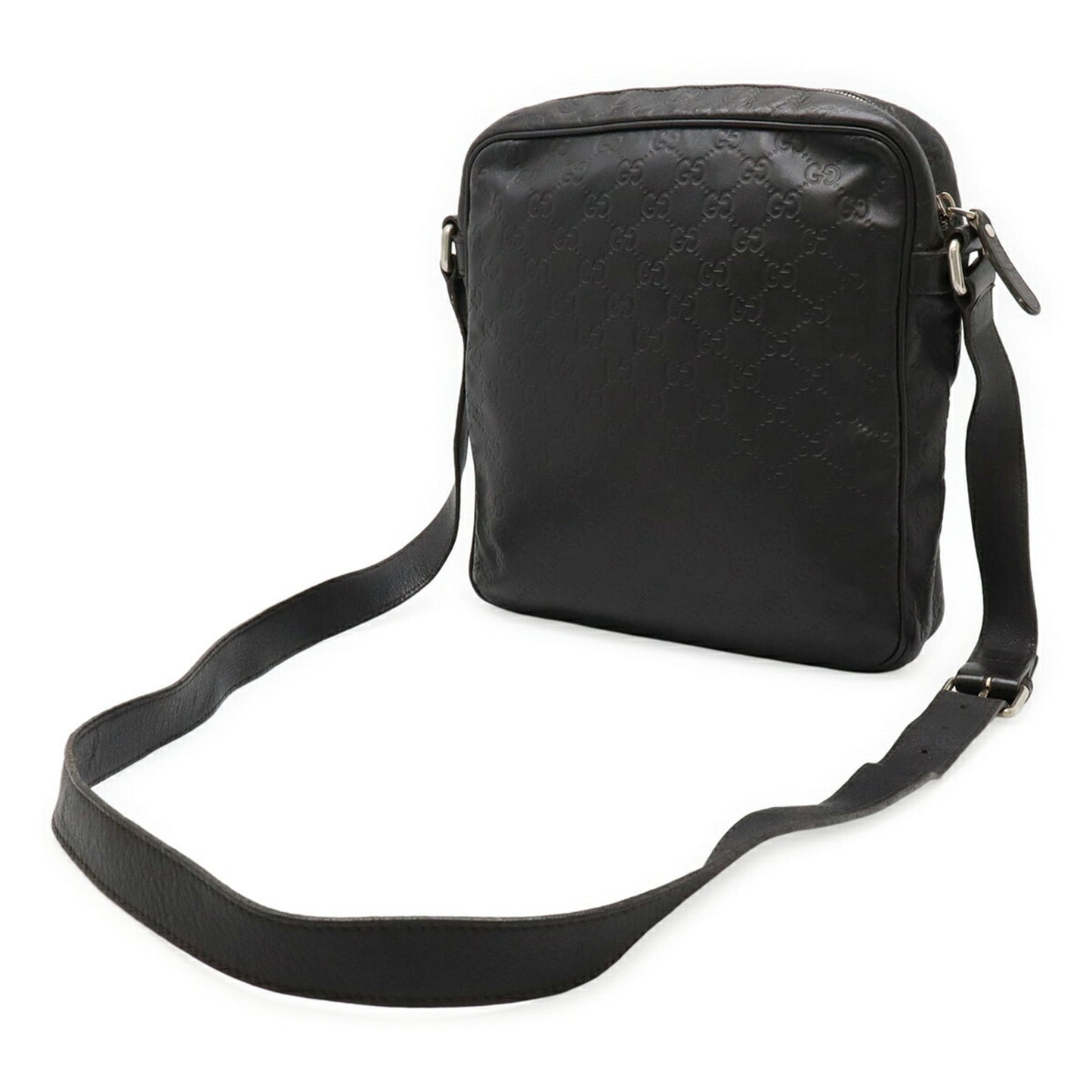 Gucci Black Leather Shoulder Bag ( )