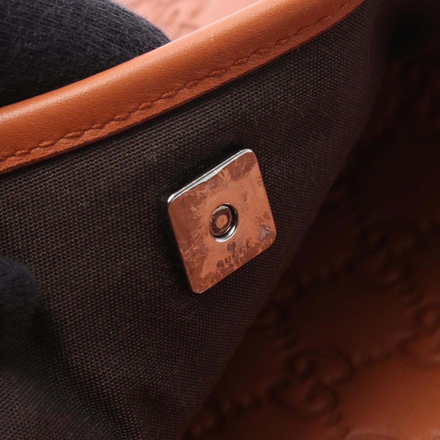 Gucci Brown Leather Shoulder Bag ( )