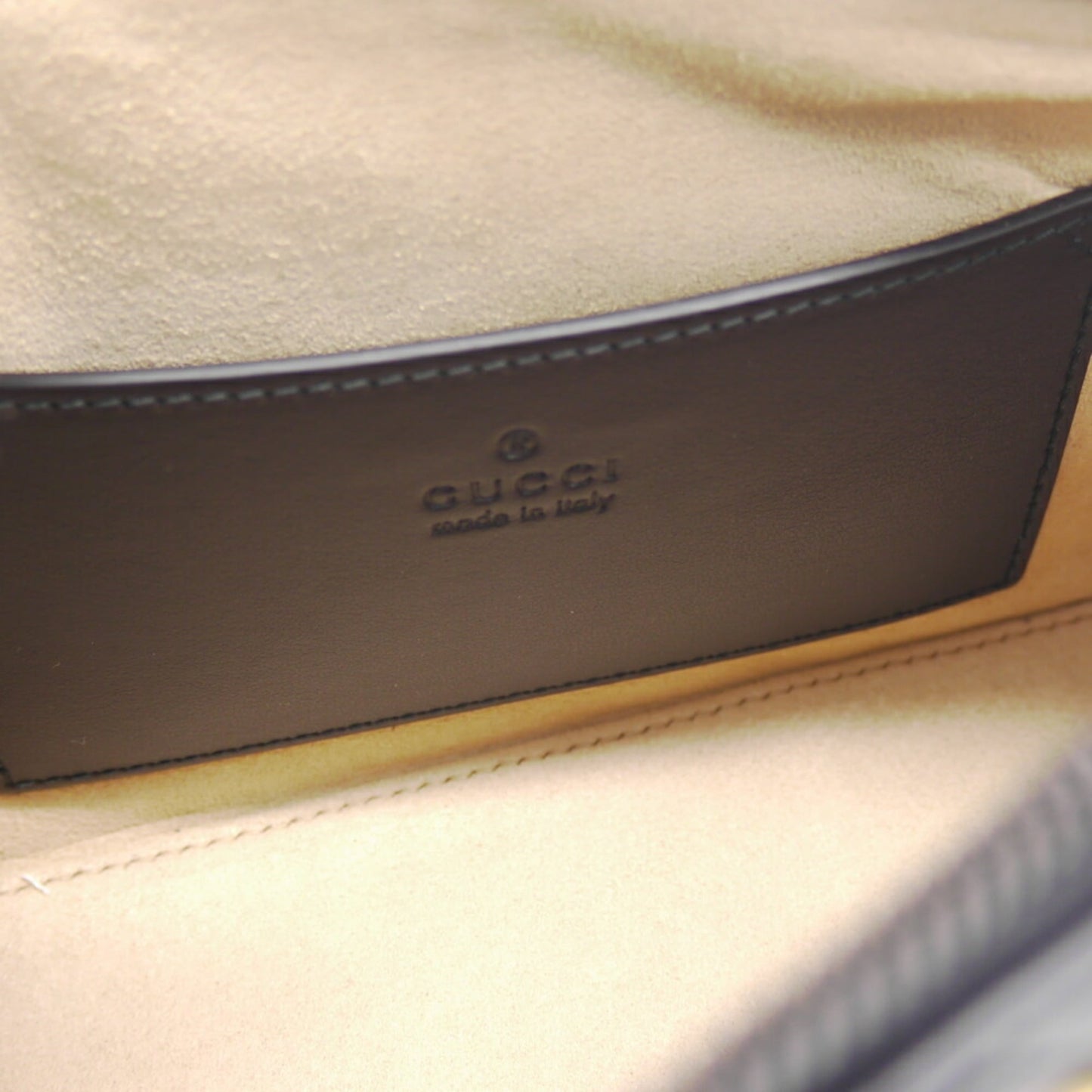 Gucci Black Leather Handbag ( )