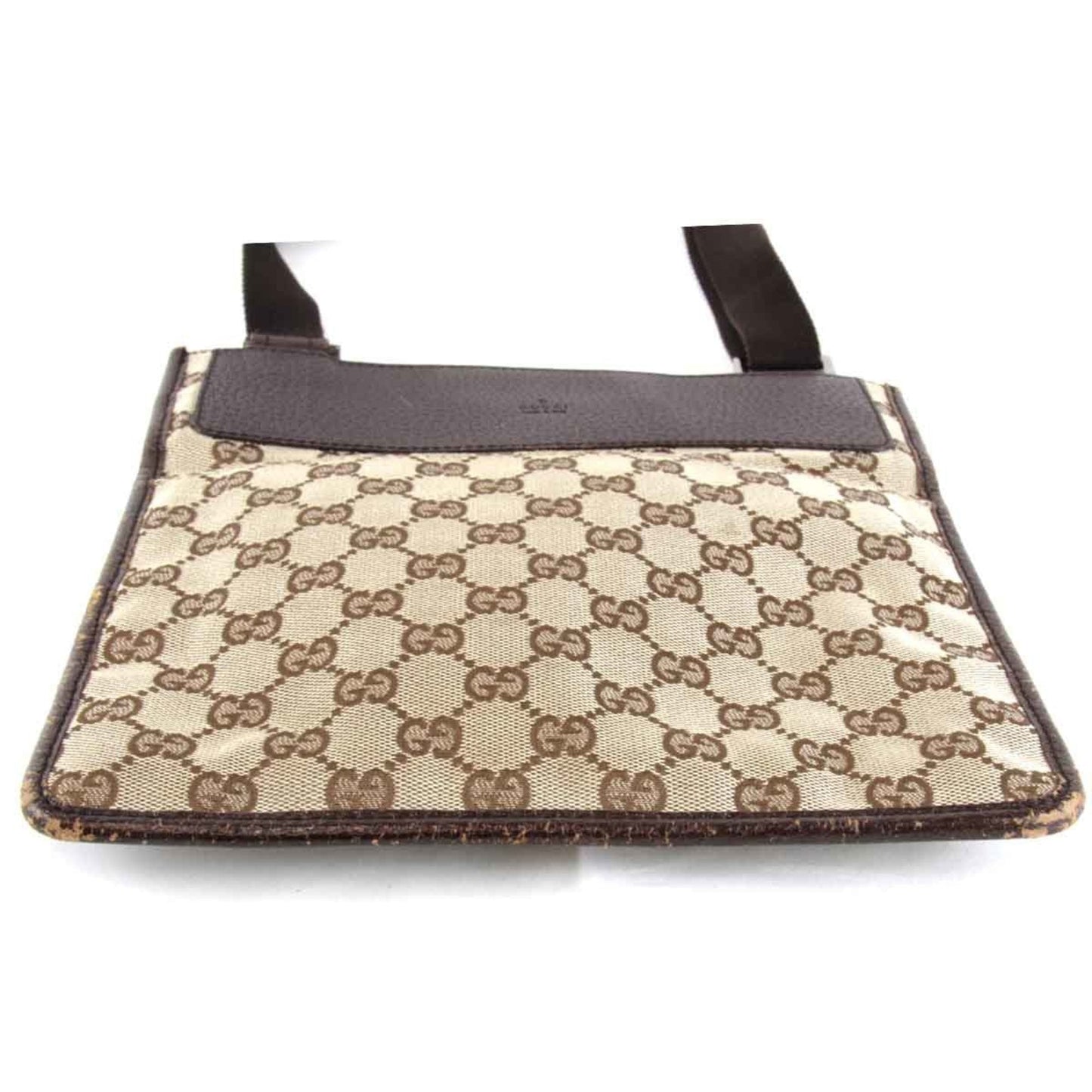 Gucci Gg Canvas Brown Gg Canvas Shoulder Bag ( )