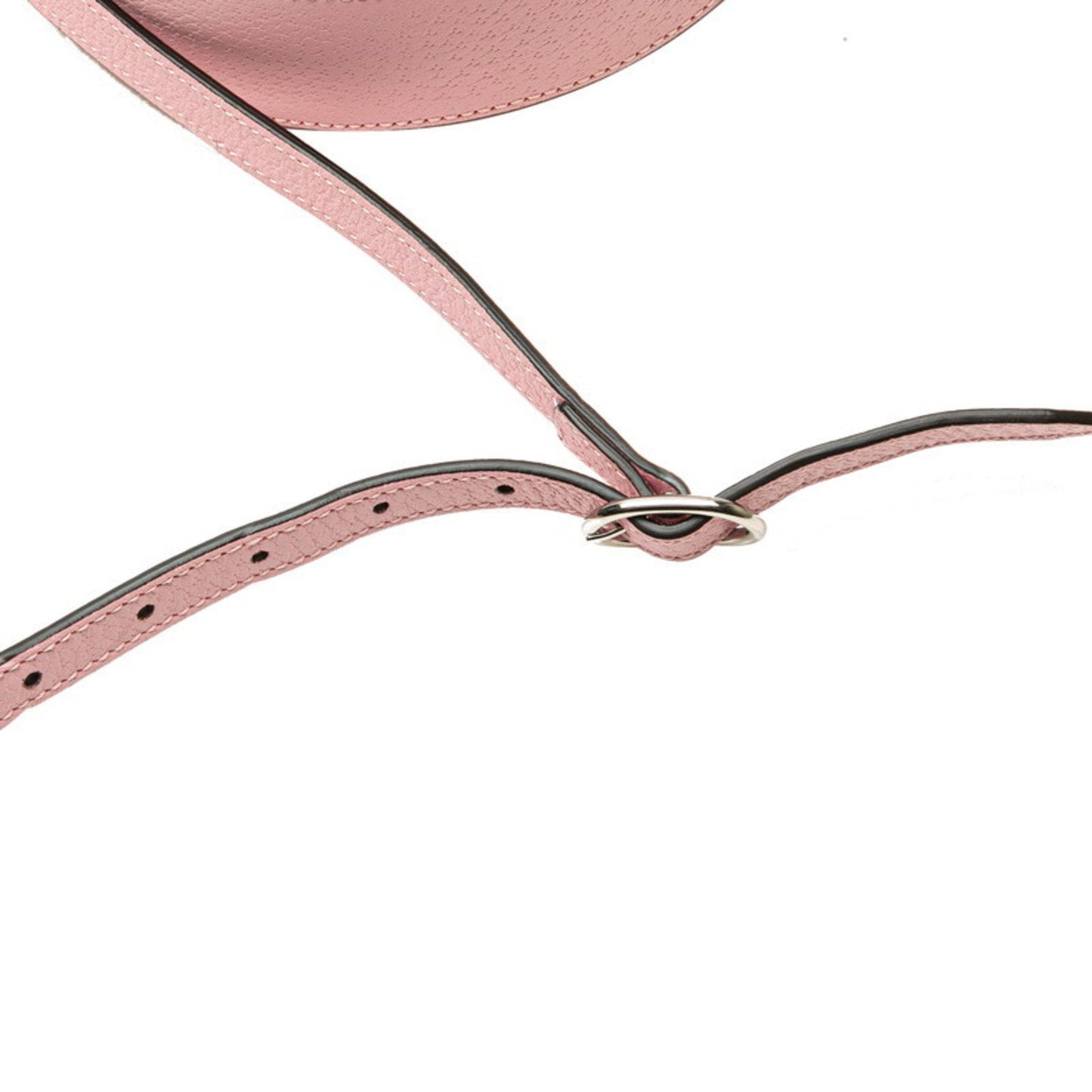 Gucci Black Multi-Color Pink Pvc Leather Shoulder Bag ( )